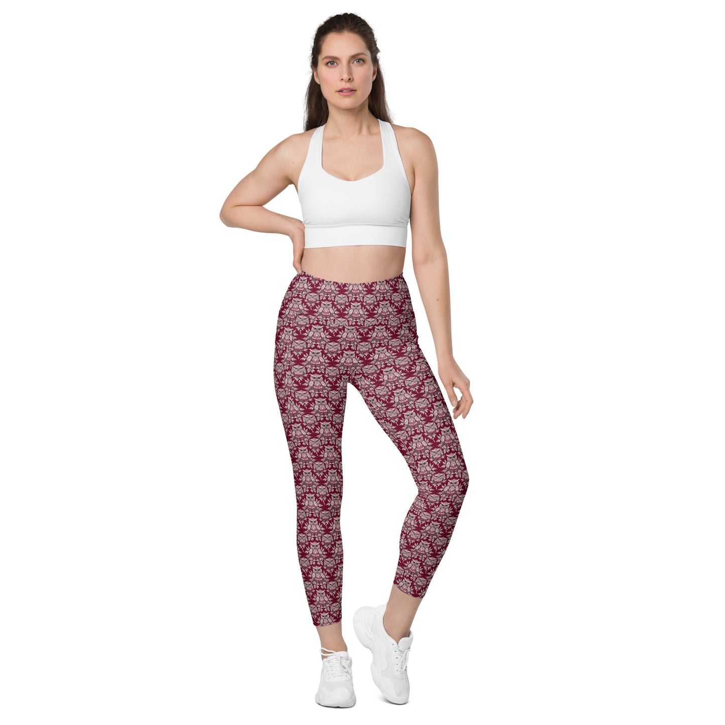 PGP Holiday Pocket Leggings - Whispers in the Snow Print | Stylish & Comfortable