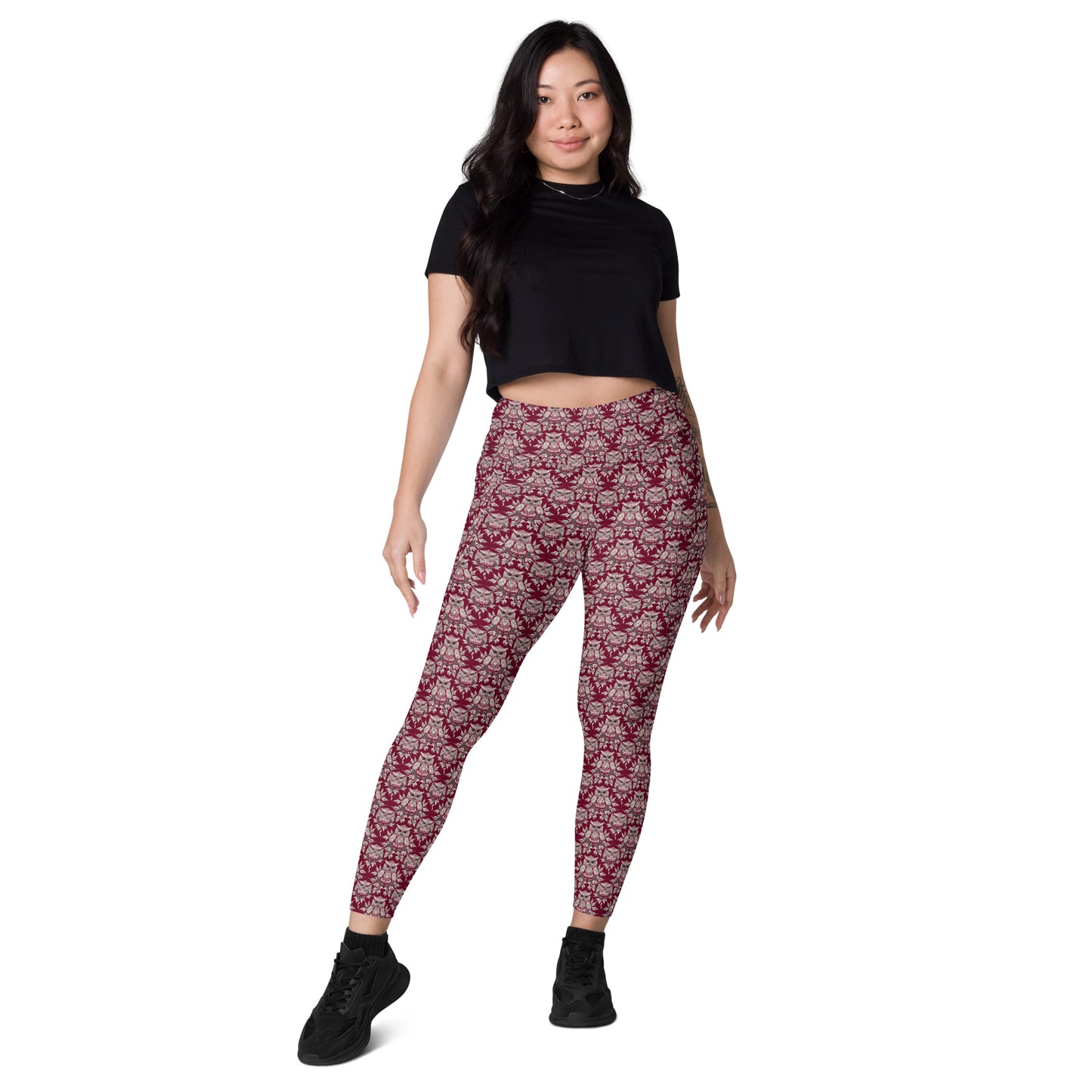 PGP Holiday Pocket Leggings - Whispers in the Snow Print | Stylish & Comfortable