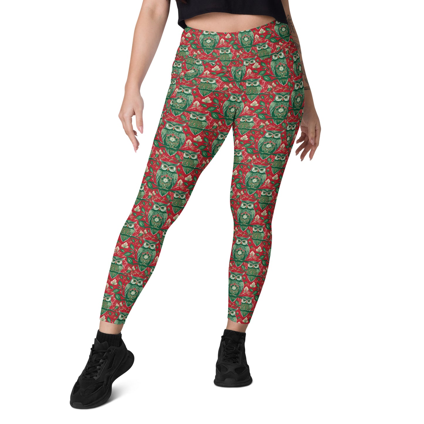 PGP Holiday Winterberry Pocket Leggings - High-Waisted Comfort & Support