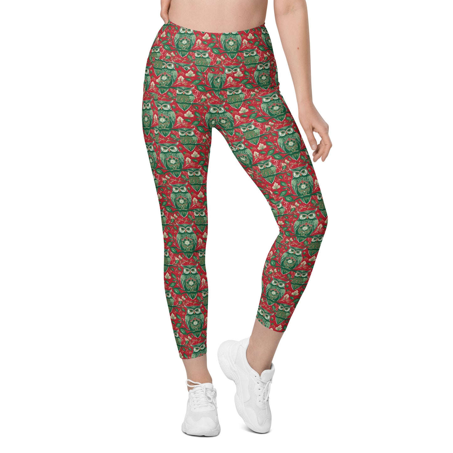 PGP Holiday Winterberry Pocket Leggings - High-Waisted Comfort & Support
