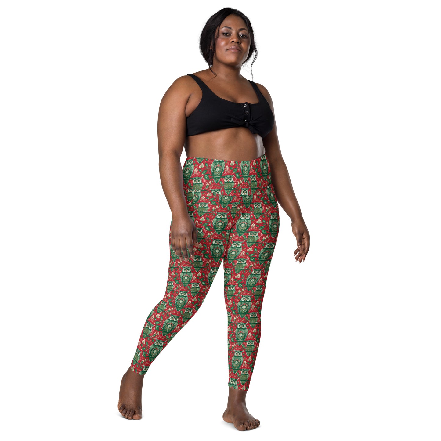 PGP Holiday Winterberry Pocket Leggings - High-Waisted Comfort & Support