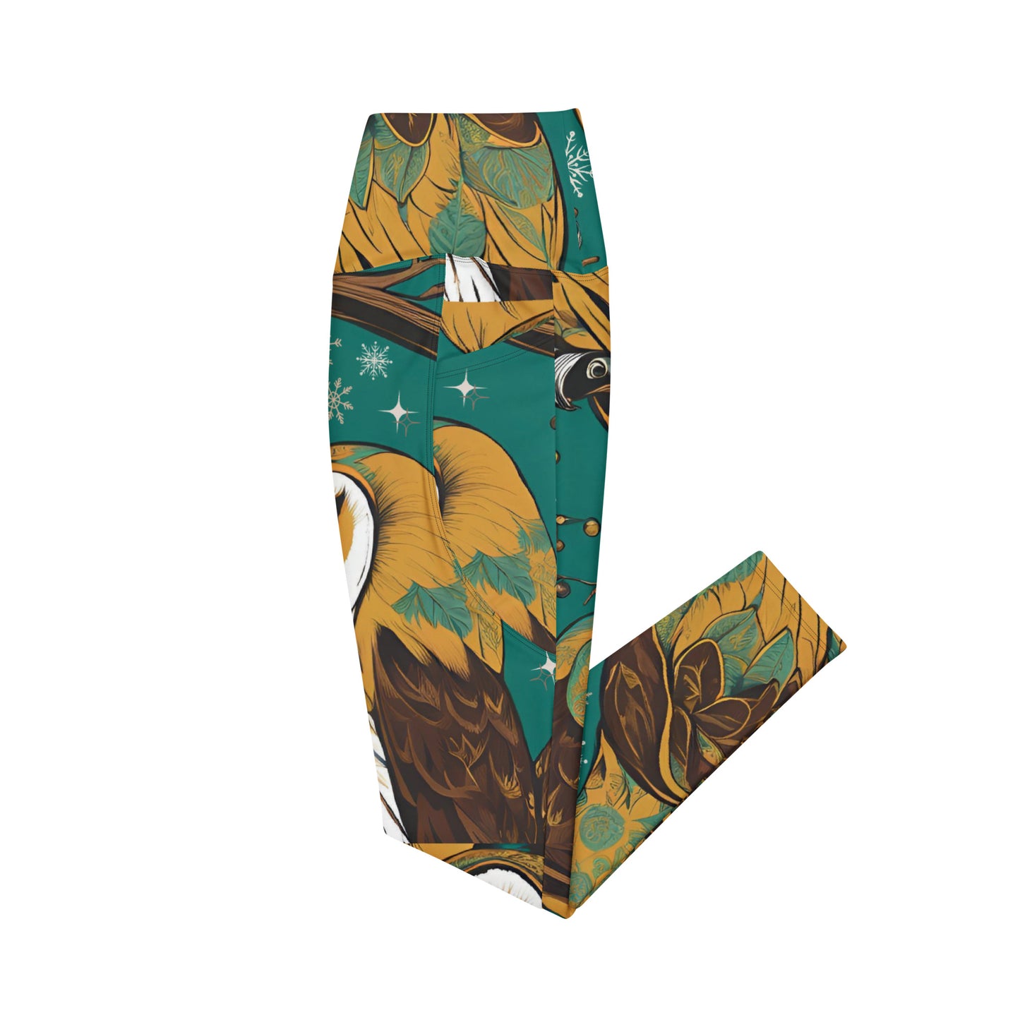 PGP Holiday Pocket Leggings - Frozen Serenade Print | Stylish & Functional