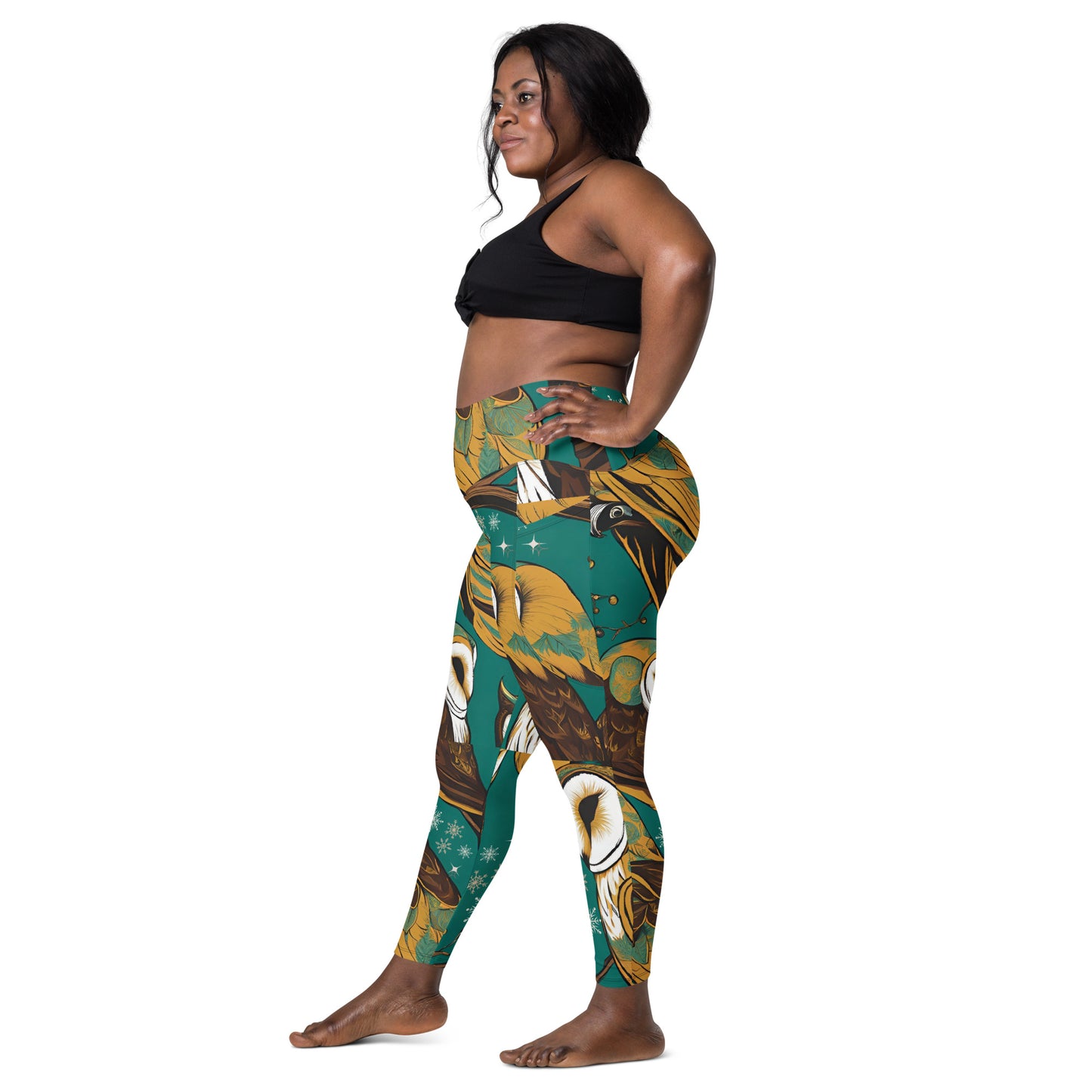 PGP Holiday Pocket Leggings - Frozen Serenade Print | Stylish & Functional