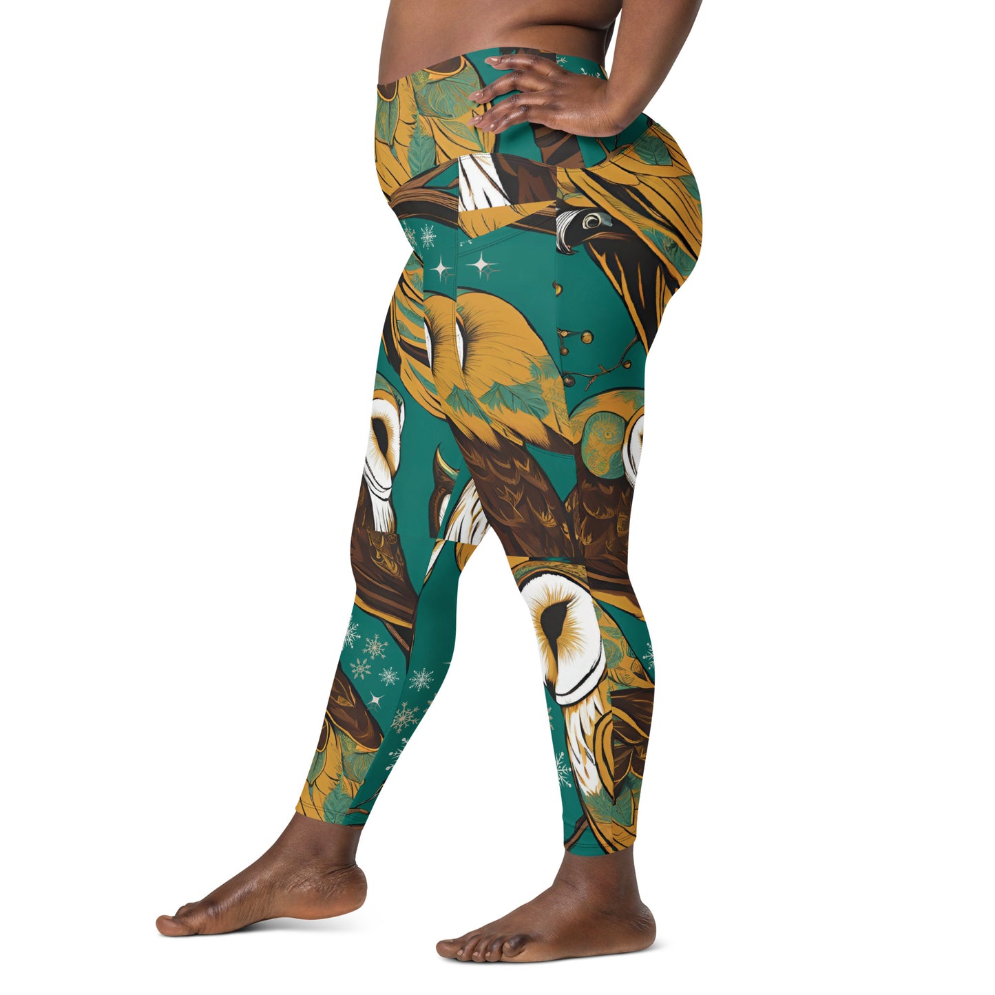 PGP Holiday Pocket Leggings - Frozen Serenade Print | Stylish & Functional