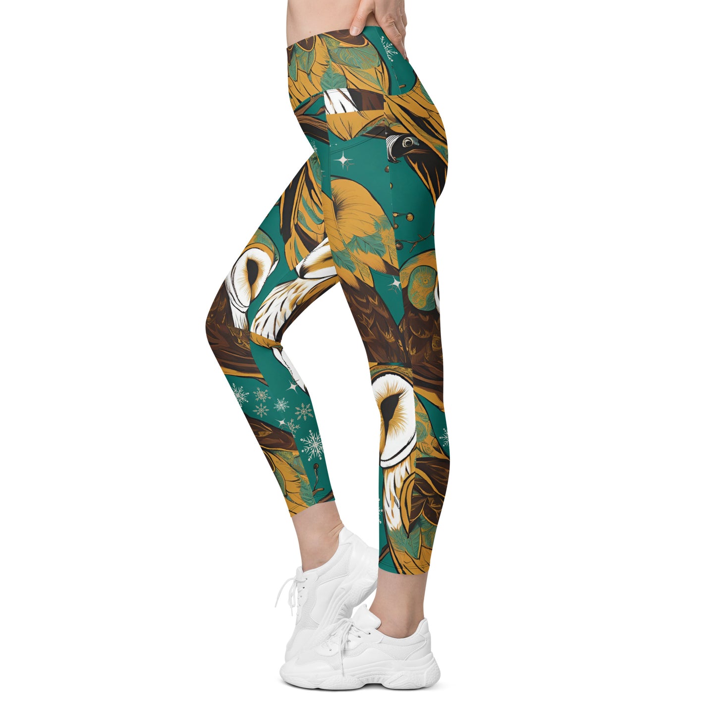 PGP Holiday Pocket Leggings - Frozen Serenade Print | Stylish & Functional
