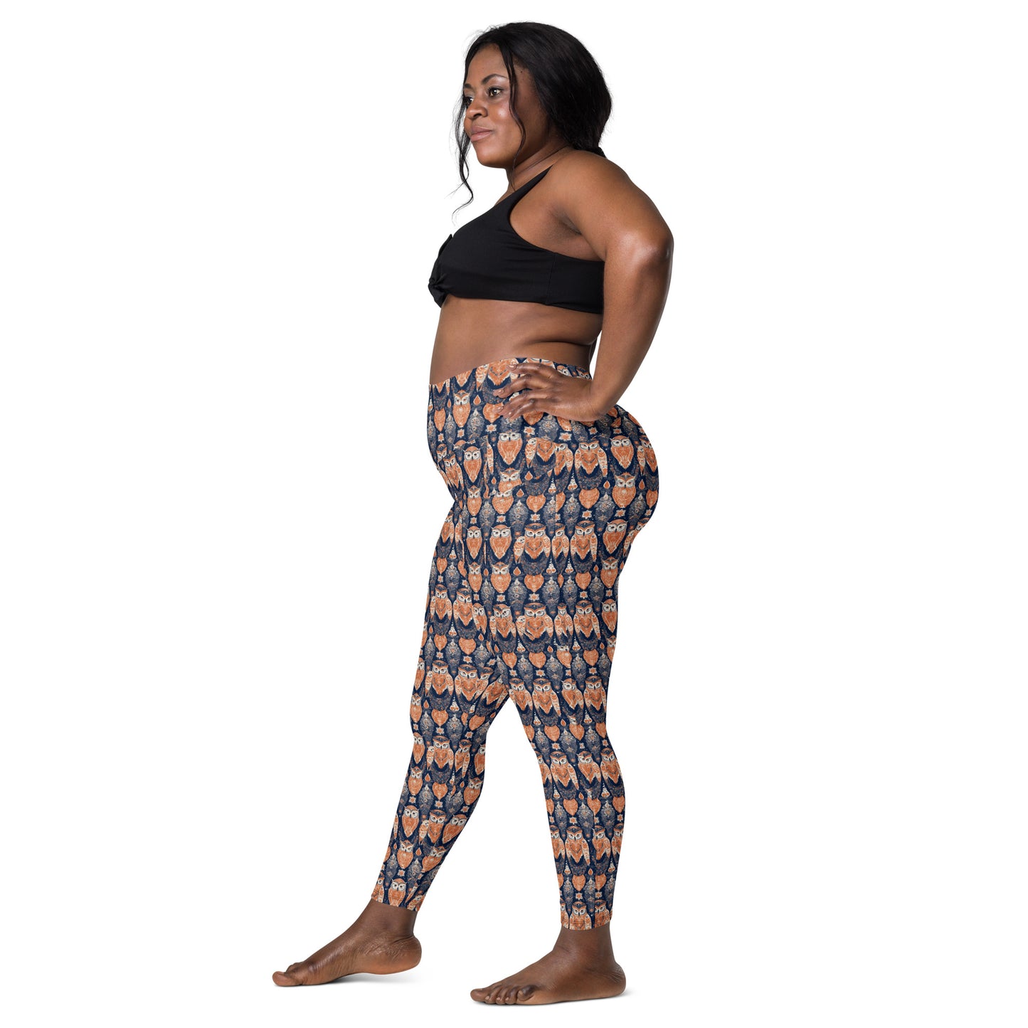 PGP Holiday Pocket Leggings - Ivory Embers Print | Stylish Comfort & Function