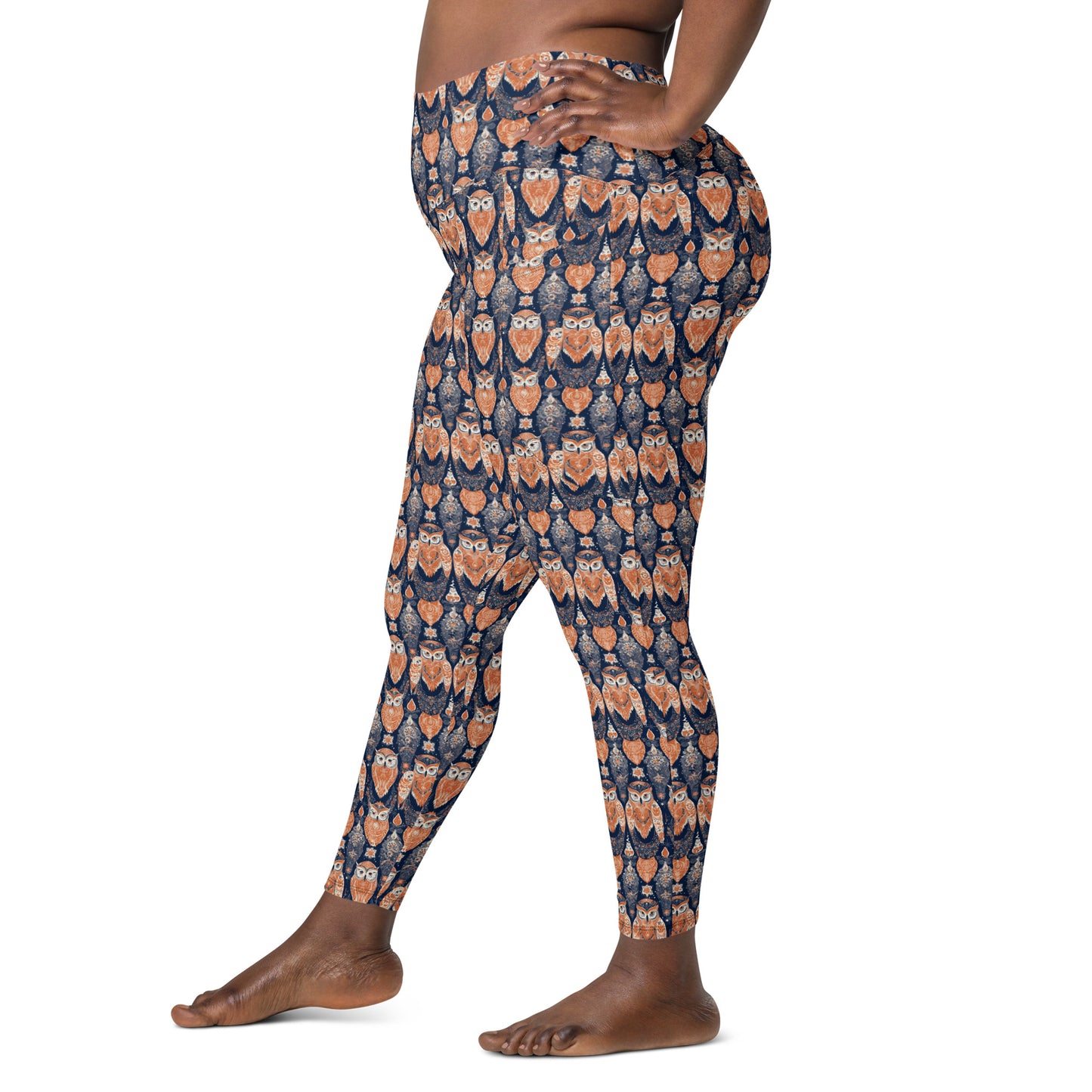 PGP Holiday Pocket Leggings - Ivory Embers Print | Stylish Comfort & Function