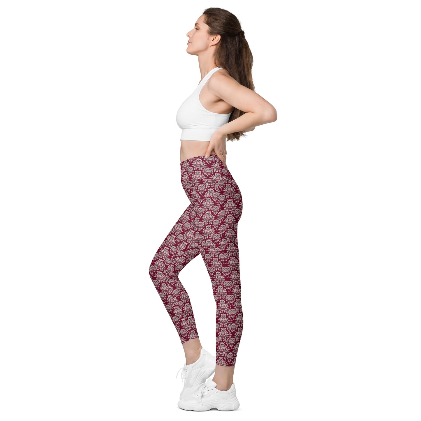PGP Holiday Pocket Leggings - Whispers in the Snow Print | Stylish & Comfortable