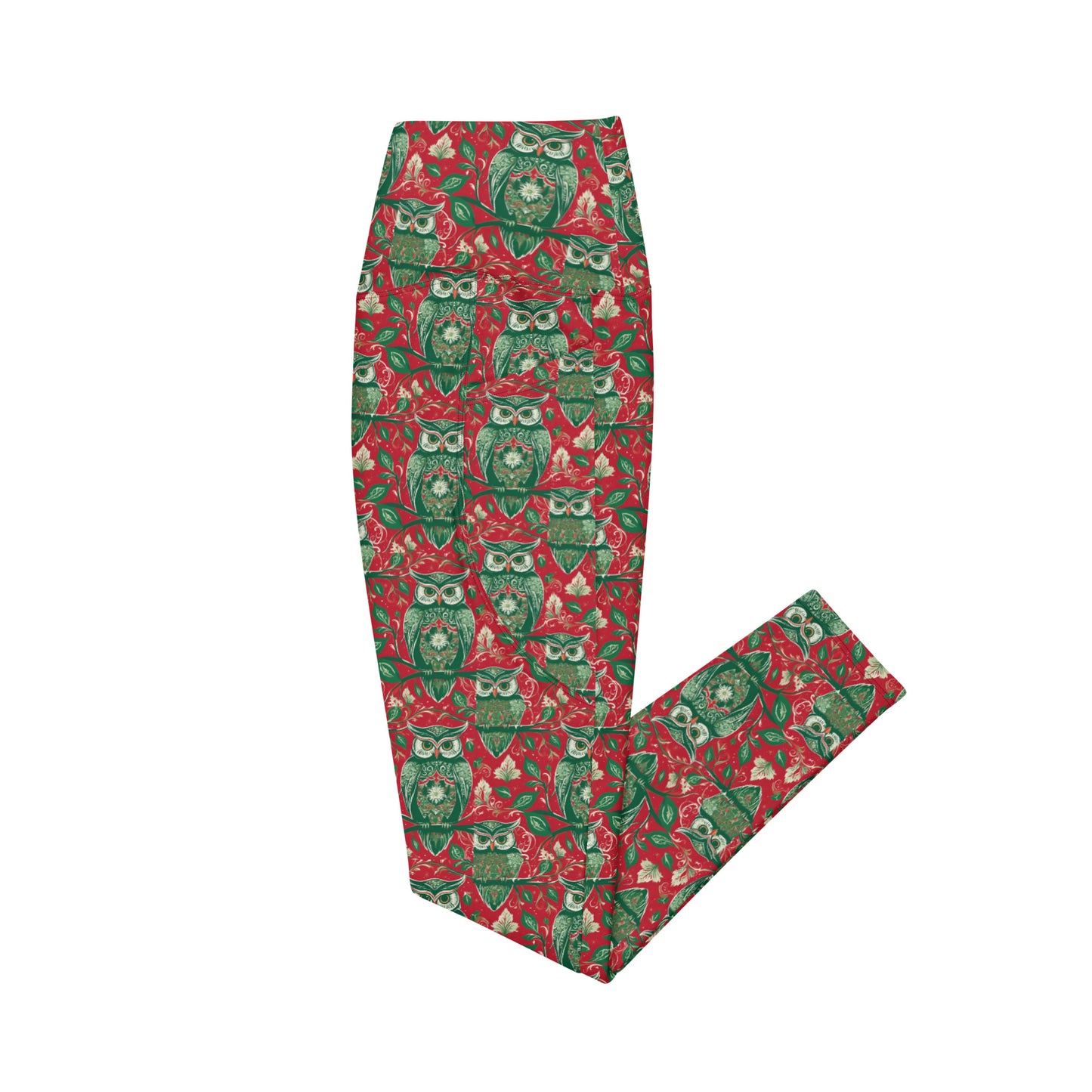 PGP Holiday Winterberry Pocket Leggings - High-Waisted Comfort & Support