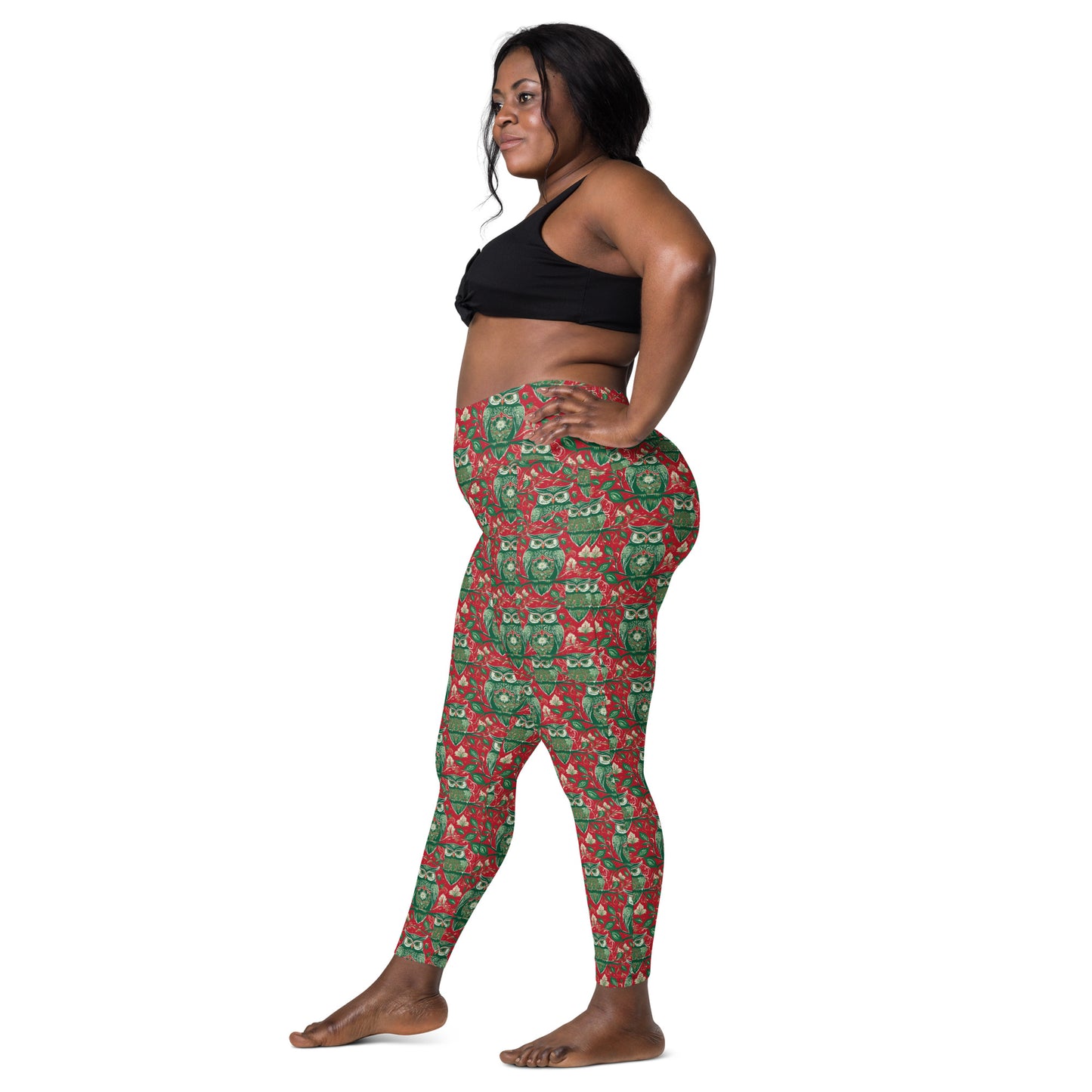 PGP Holiday Winterberry Pocket Leggings - High-Waisted Comfort & Support