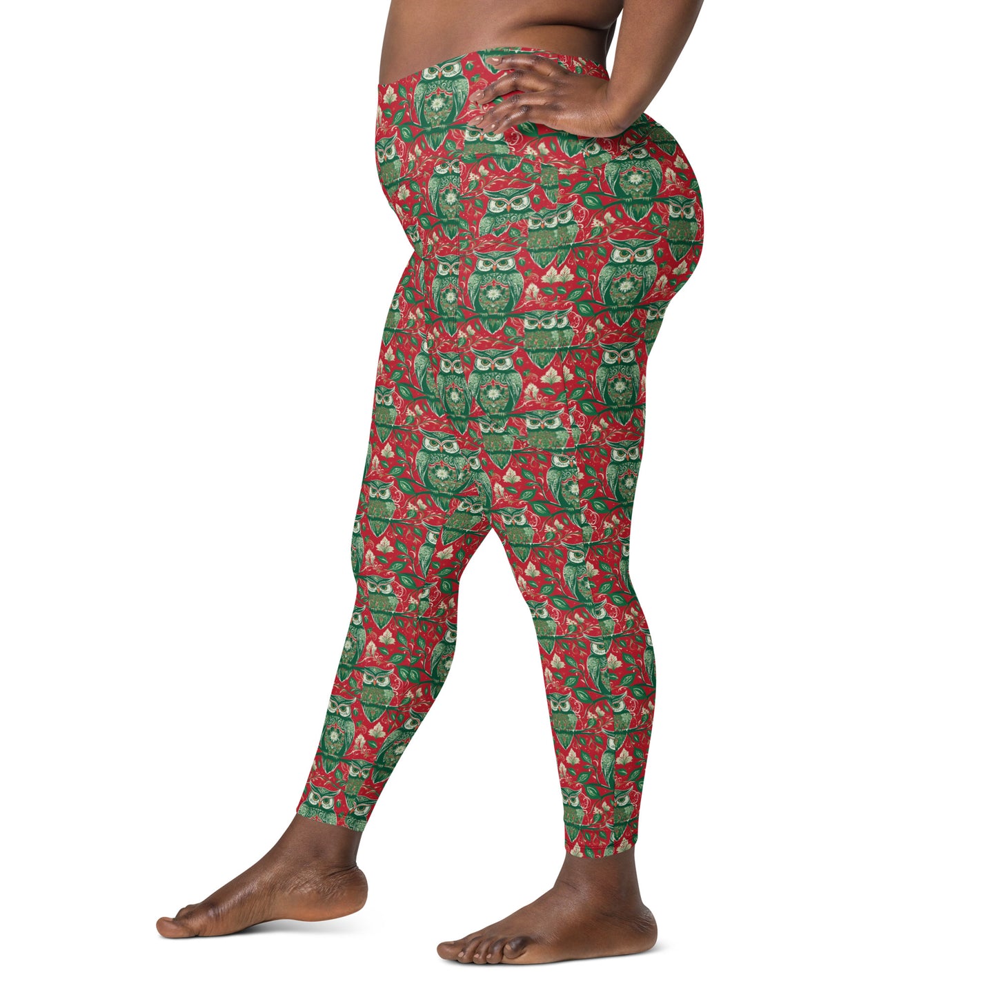 PGP Holiday Winterberry Pocket Leggings - High-Waisted Comfort & Support