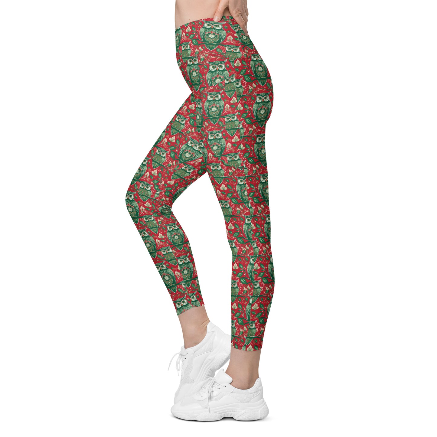 PGP Holiday Winterberry Pocket Leggings - High-Waisted Comfort & Support