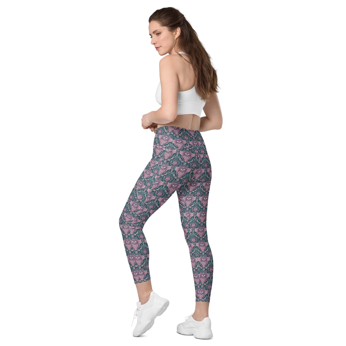 PGP Holiday Pocket Leggings - Echoes of Elegance Print | Stylish & Supportive