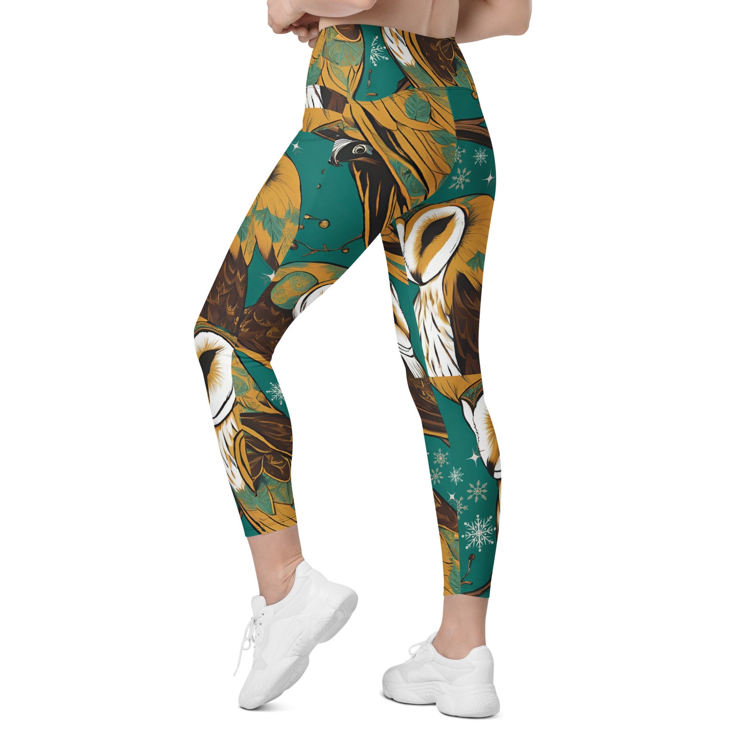 PGP Holiday Pocket Leggings - Frozen Serenade Print | Stylish & Functional