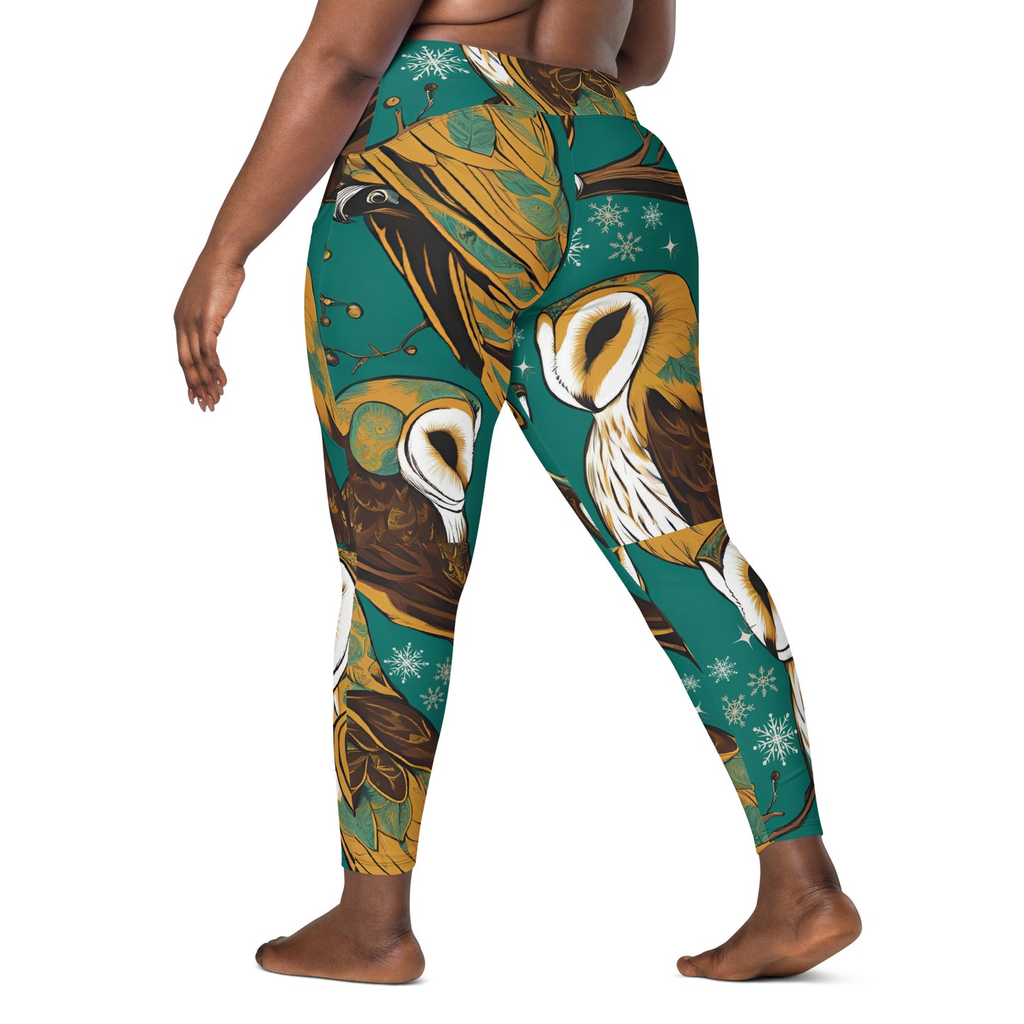PGP Holiday Pocket Leggings - Frozen Serenade Print | Stylish & Functional