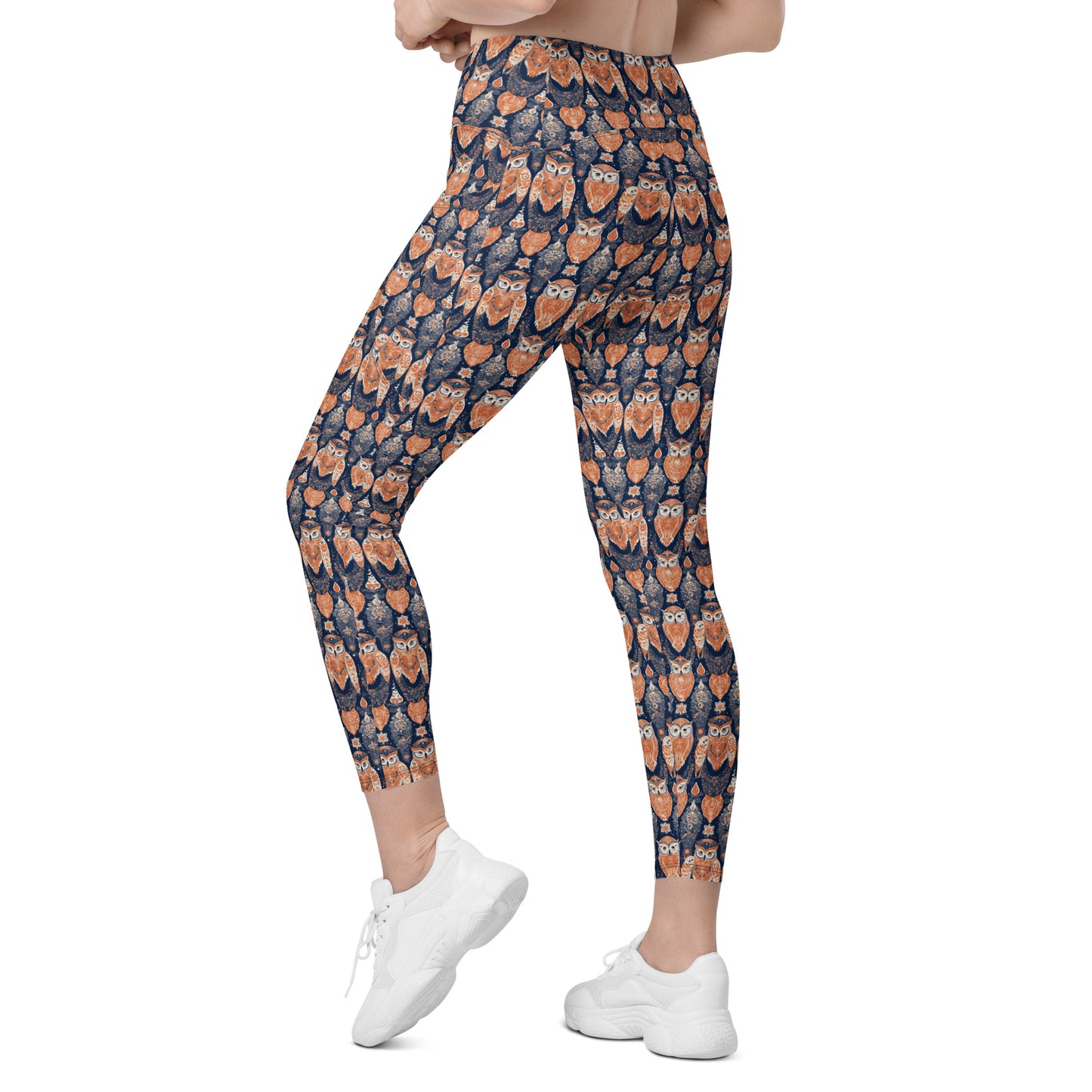 PGP Holiday Pocket Leggings - Ivory Embers Print | Stylish Comfort & Function
