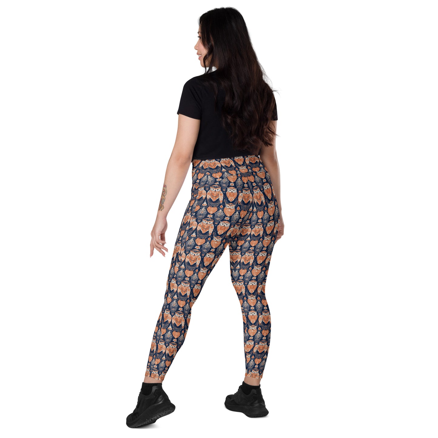 PGP Holiday Pocket Leggings - Ivory Embers Print | Stylish Comfort & Function