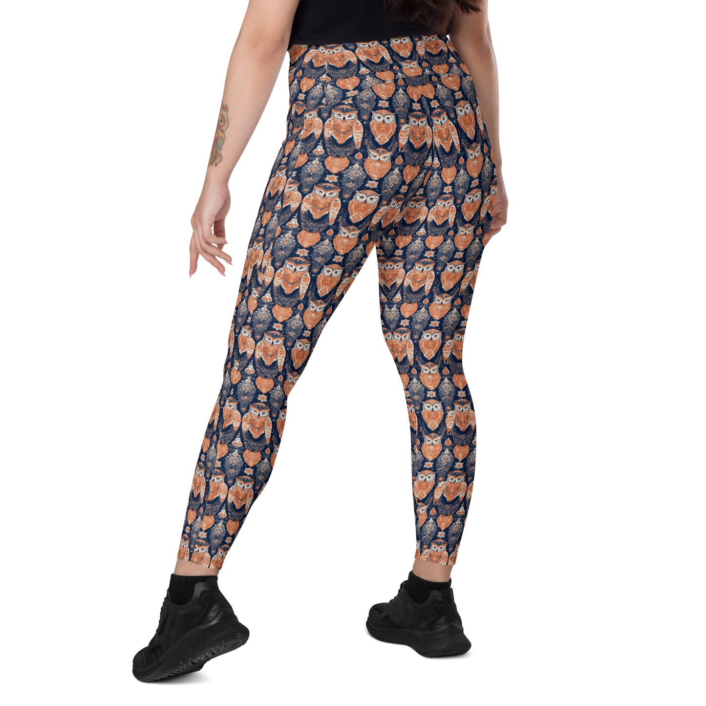 PGP Holiday Pocket Leggings - Ivory Embers Print | Stylish Comfort & Function