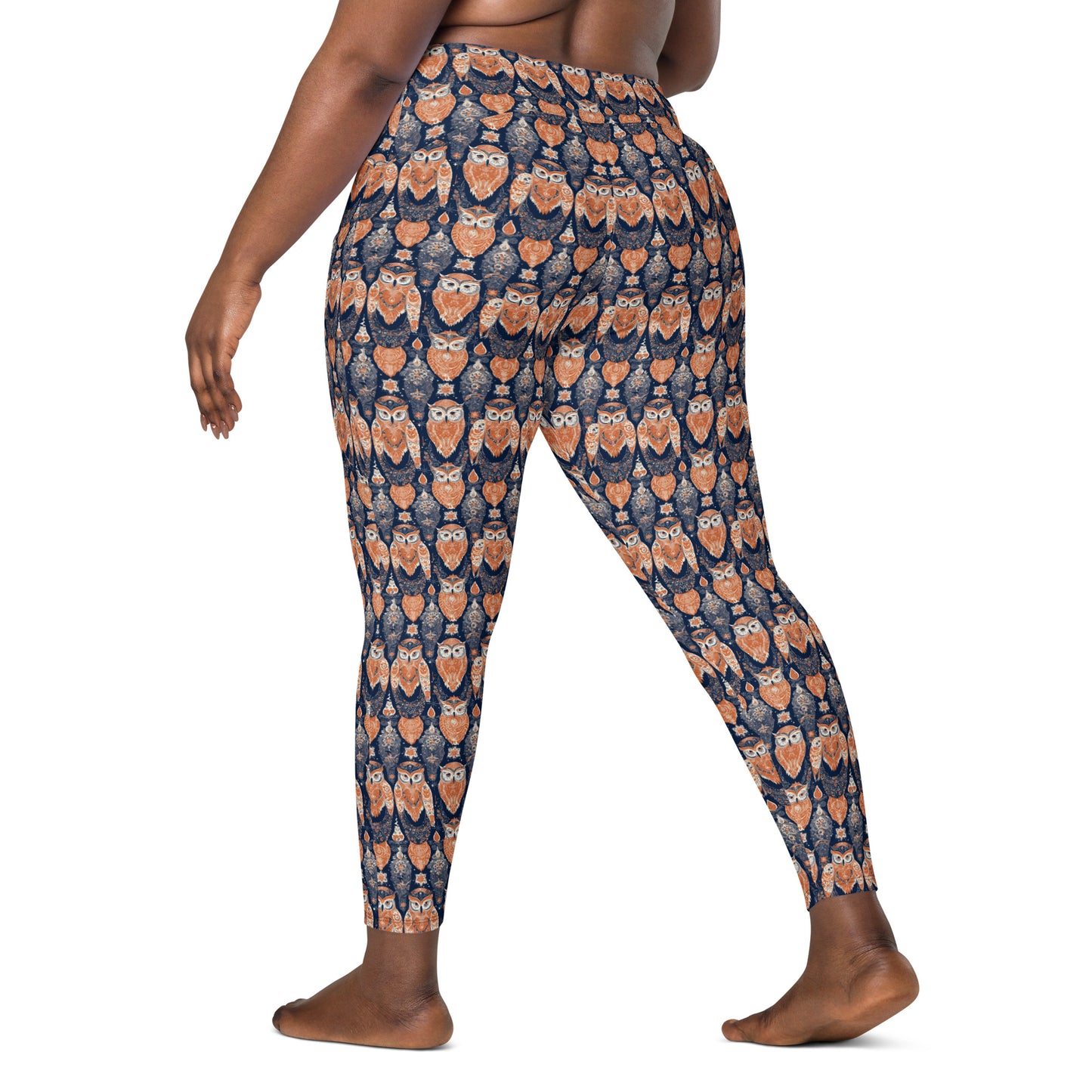 PGP Holiday Pocket Leggings - Ivory Embers Print | Stylish Comfort & Function