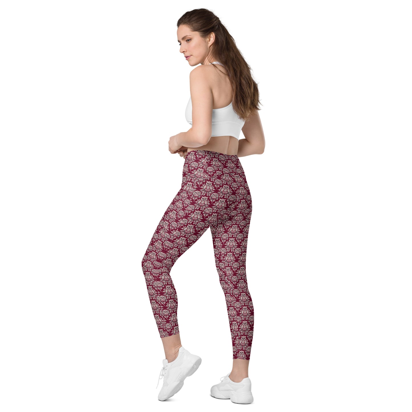 PGP Holiday Pocket Leggings - Whispers in the Snow Print | Stylish & Comfortable