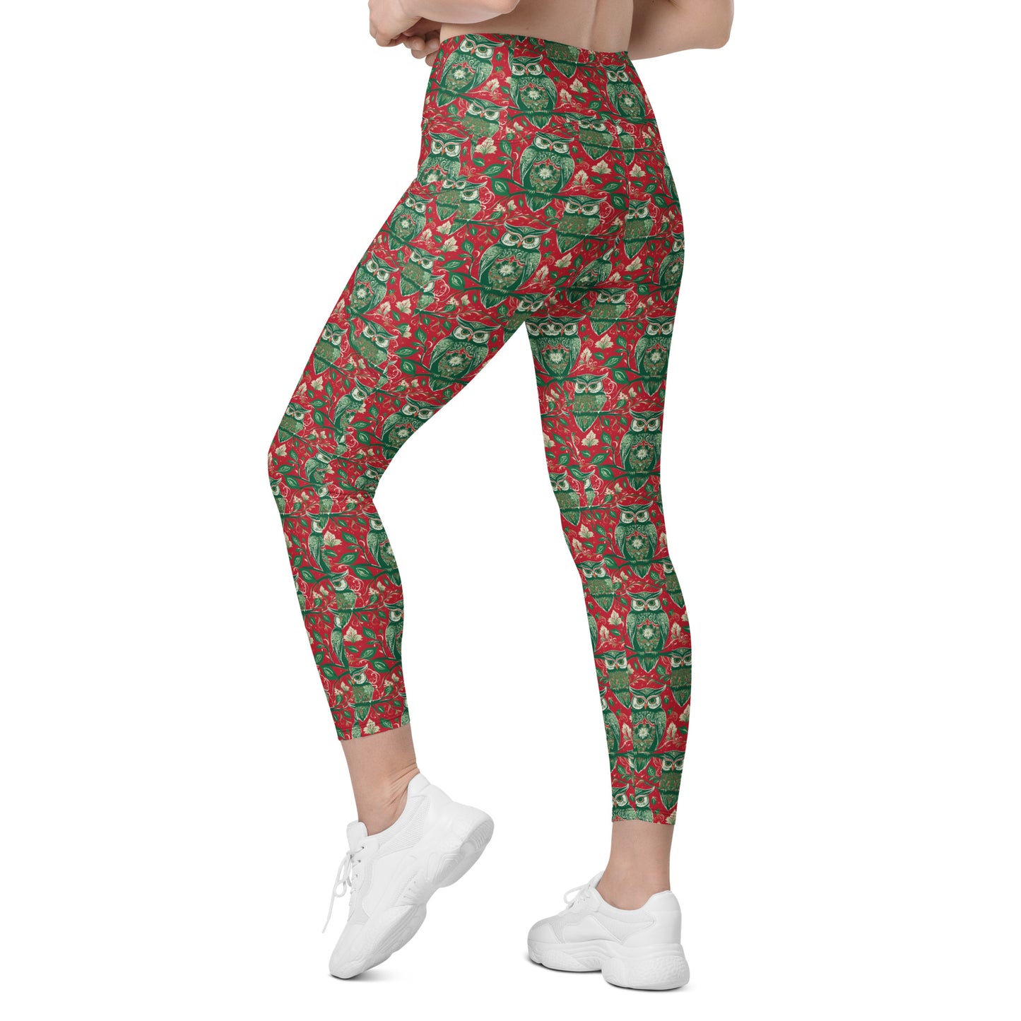 PGP Holiday Winterberry Pocket Leggings - High-Waisted Comfort & Support