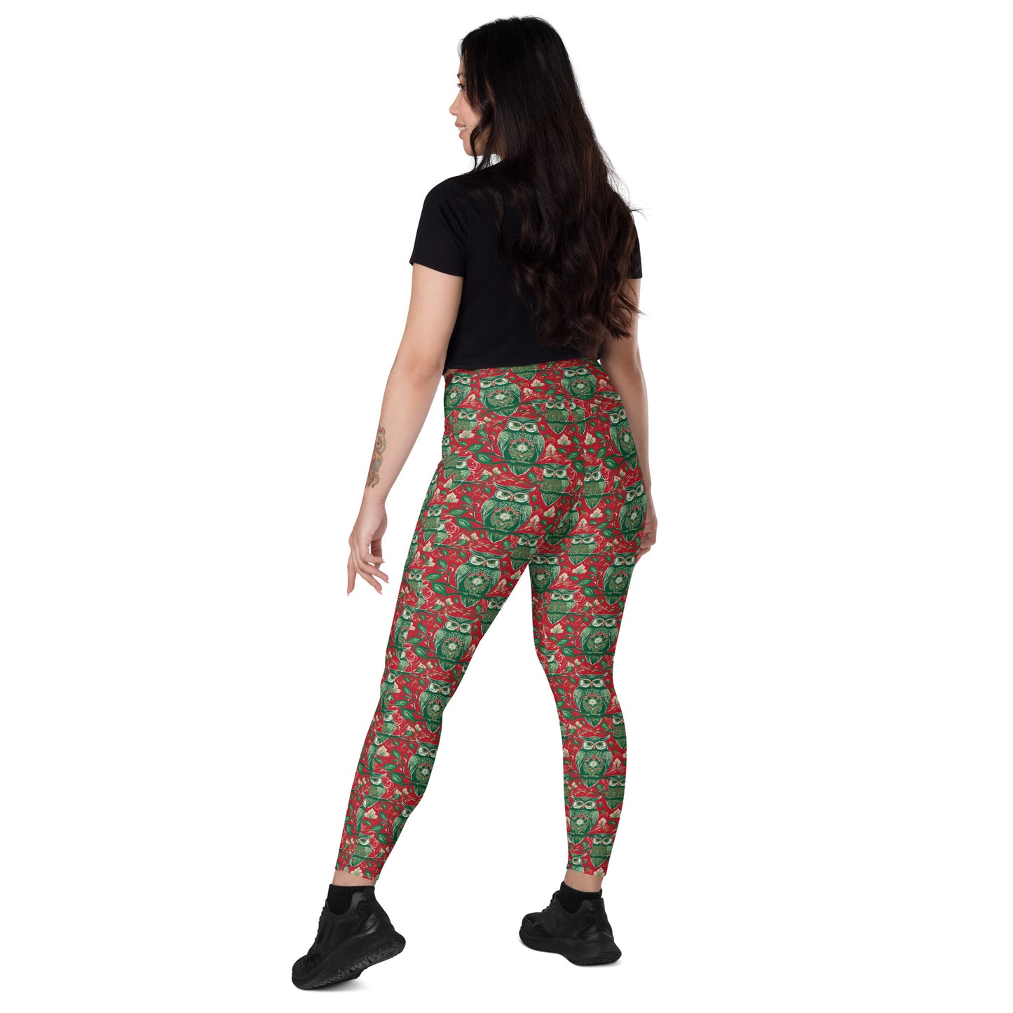 PGP Holiday Winterberry Pocket Leggings - High-Waisted Comfort & Support