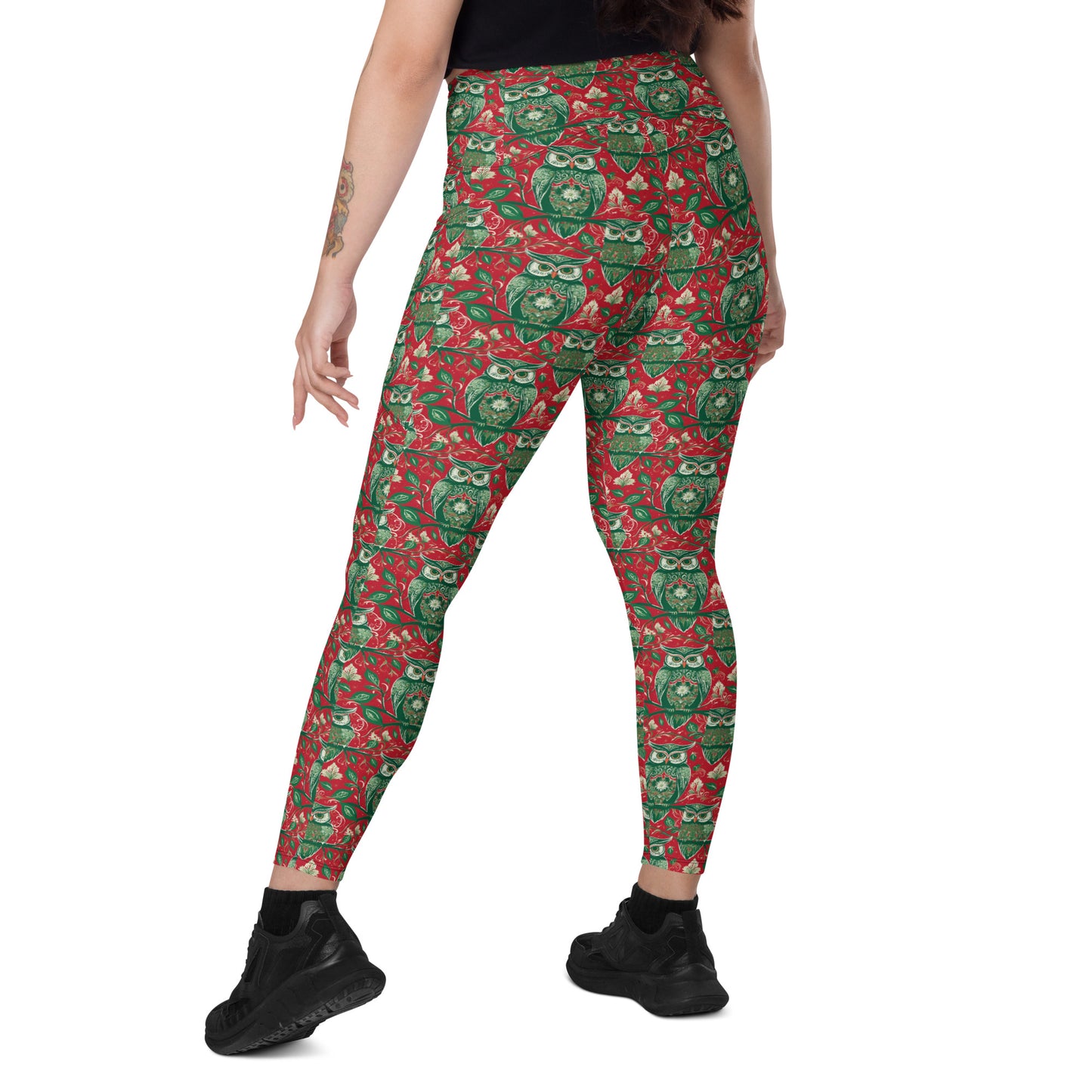 PGP Holiday Winterberry Pocket Leggings - High-Waisted Comfort & Support