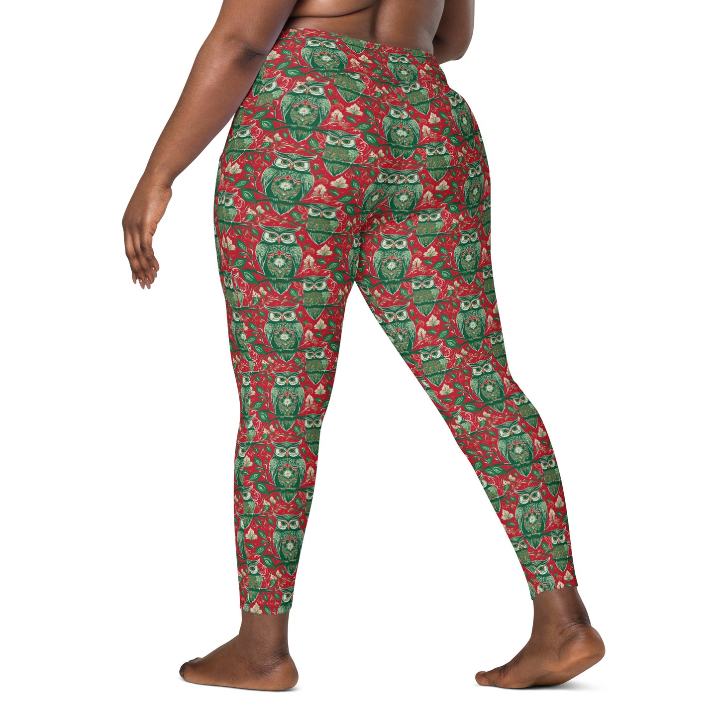 PGP Holiday Winterberry Pocket Leggings - High-Waisted Comfort & Support