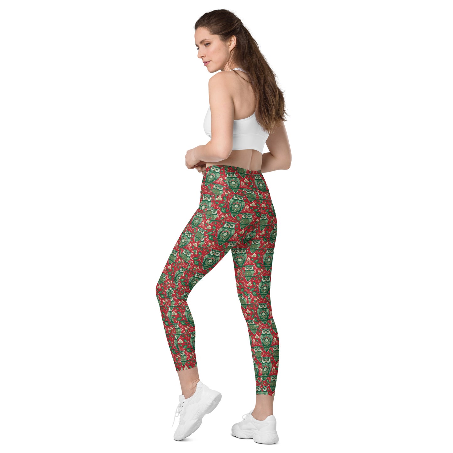 PGP Holiday Winterberry Pocket Leggings - High-Waisted Comfort & Support