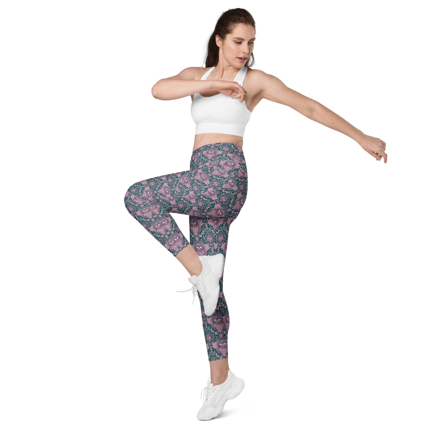 PGP Holiday Pocket Leggings - Echoes of Elegance Print | Stylish & Supportive