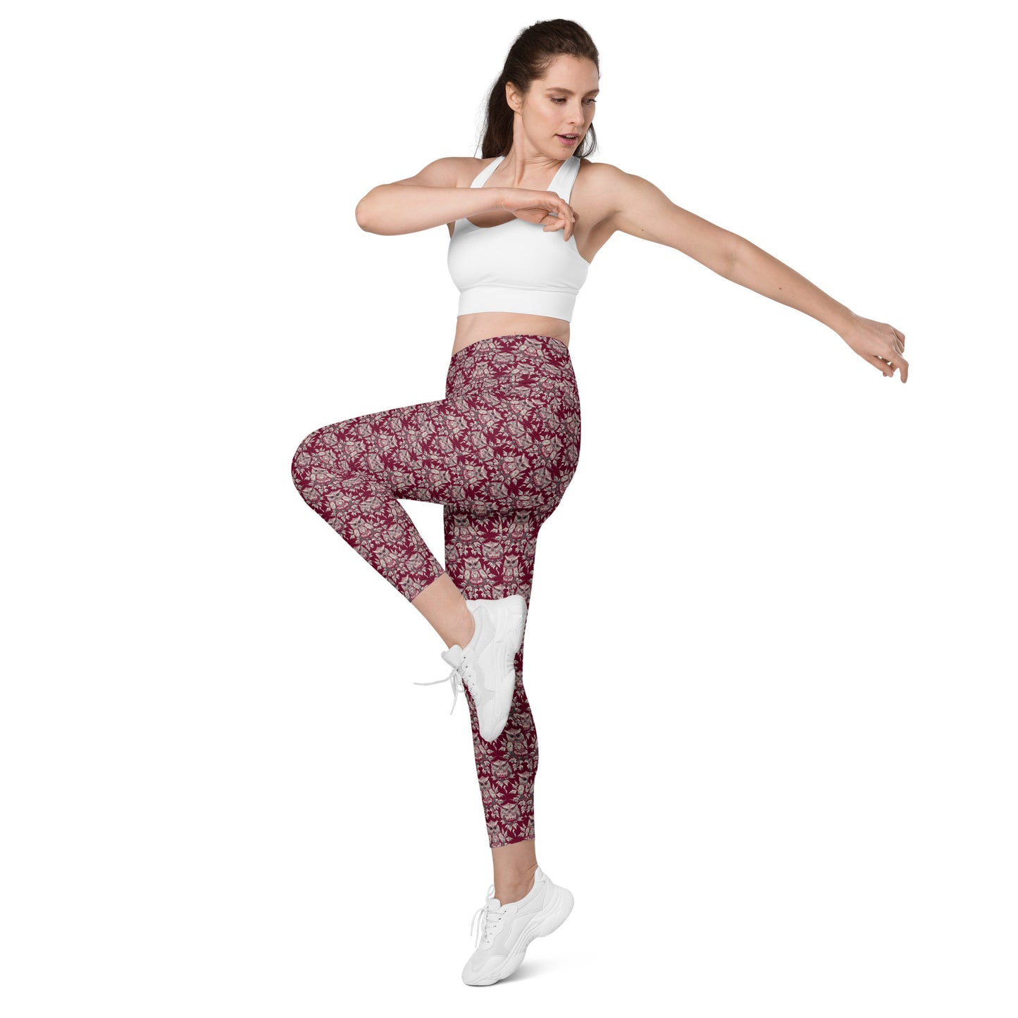 PGP Holiday Pocket Leggings - Whispers in the Snow Print | Stylish & Comfortable