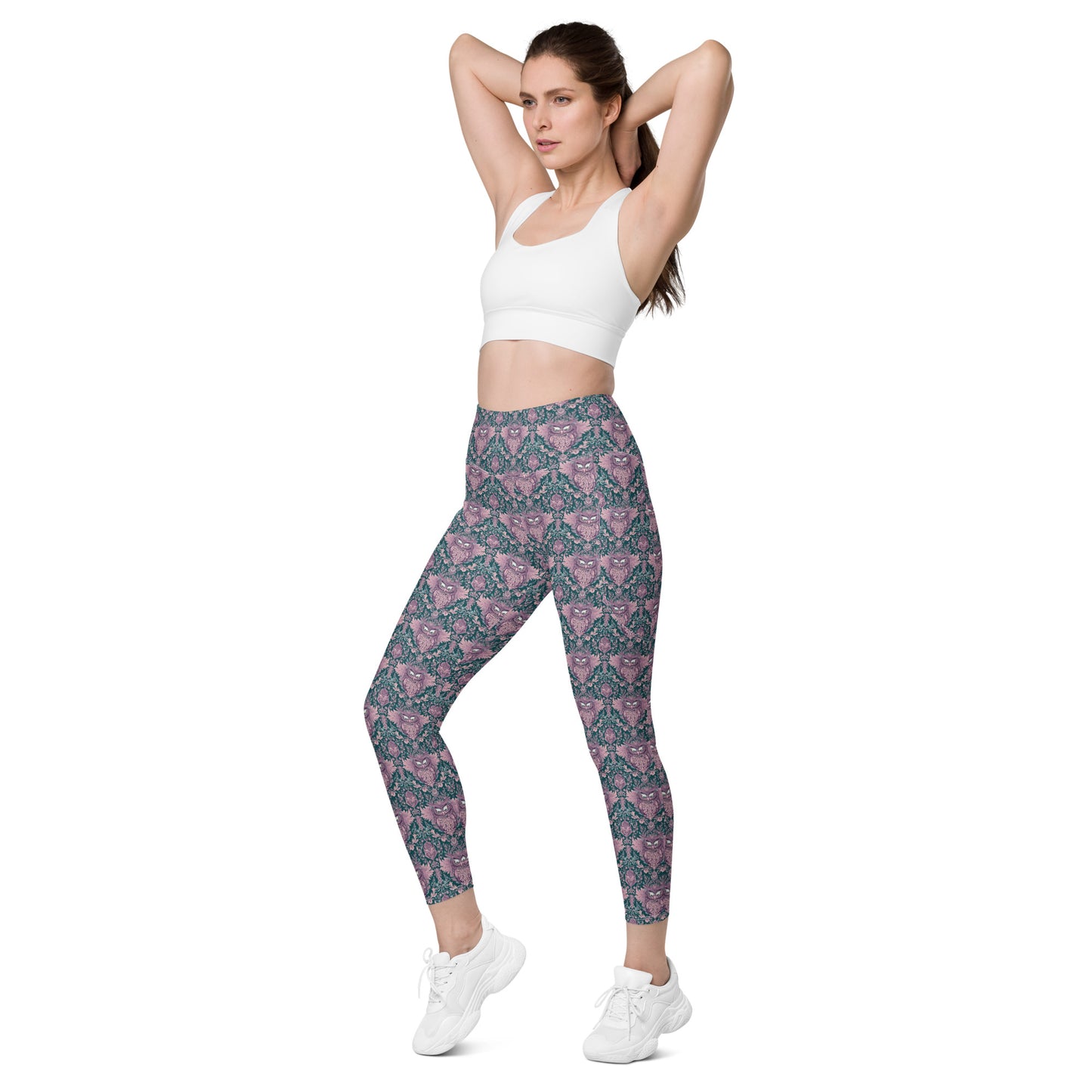 PGP Holiday Pocket Leggings - Echoes of Elegance Print | Stylish & Supportive