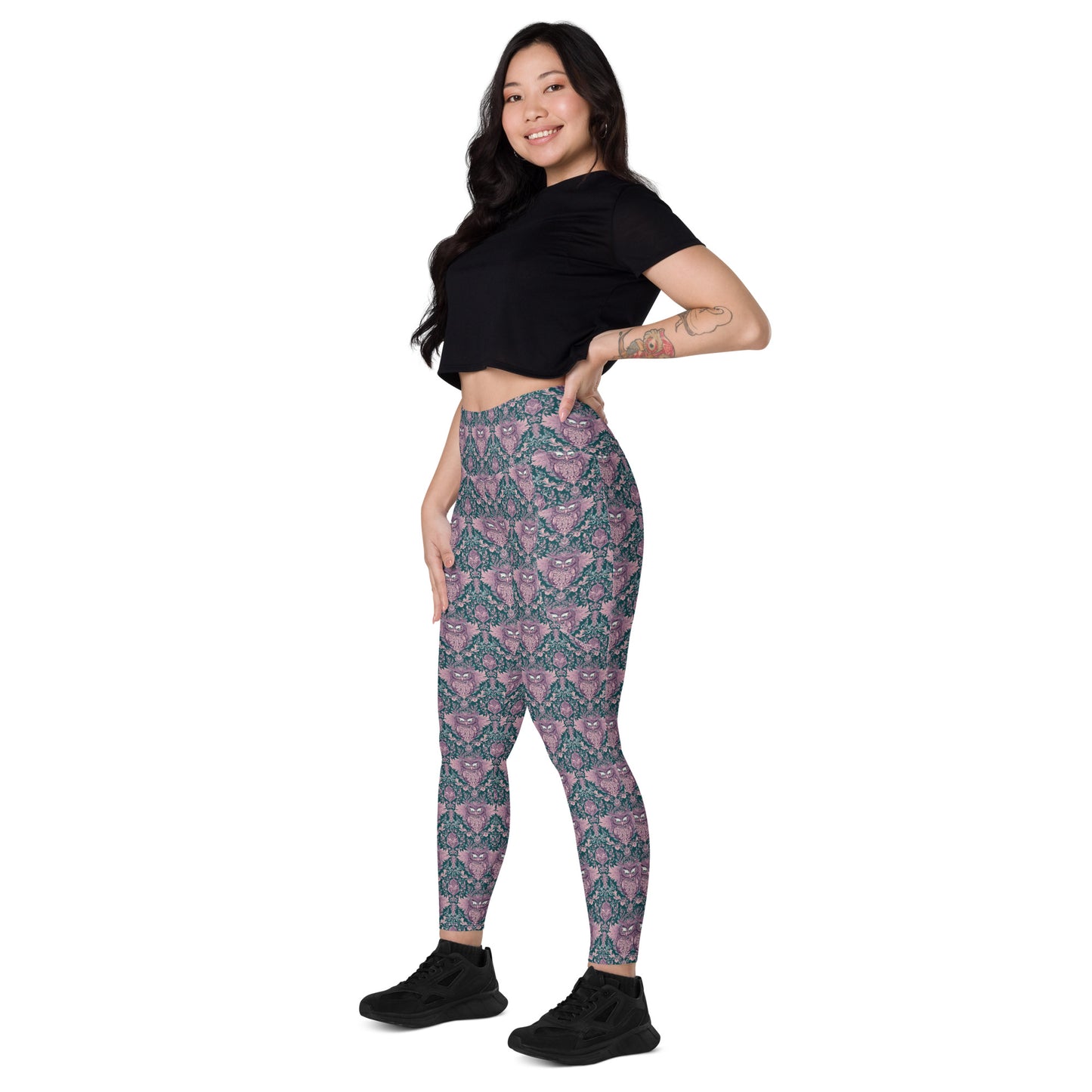 PGP Holiday Pocket Leggings - Echoes of Elegance Print | Stylish & Supportive