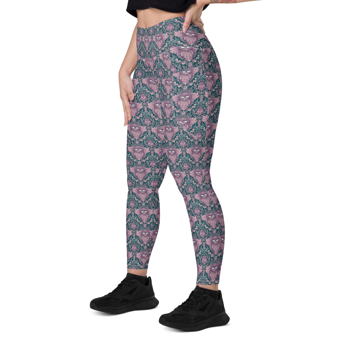 PGP Holiday Pocket Leggings - Echoes of Elegance Print | Stylish & Supportive
