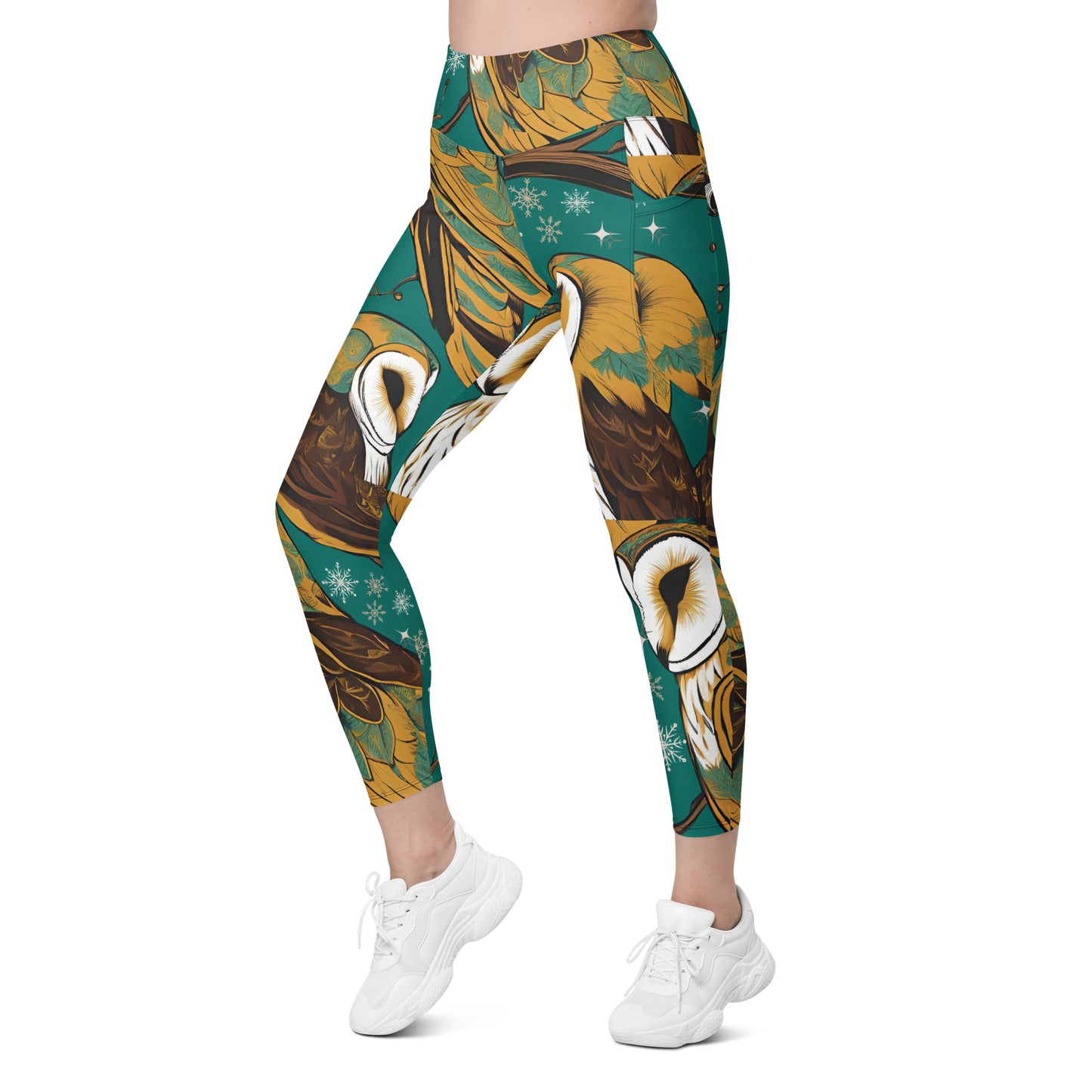 PGP Holiday Pocket Leggings - Frozen Serenade Print | Stylish & Functional