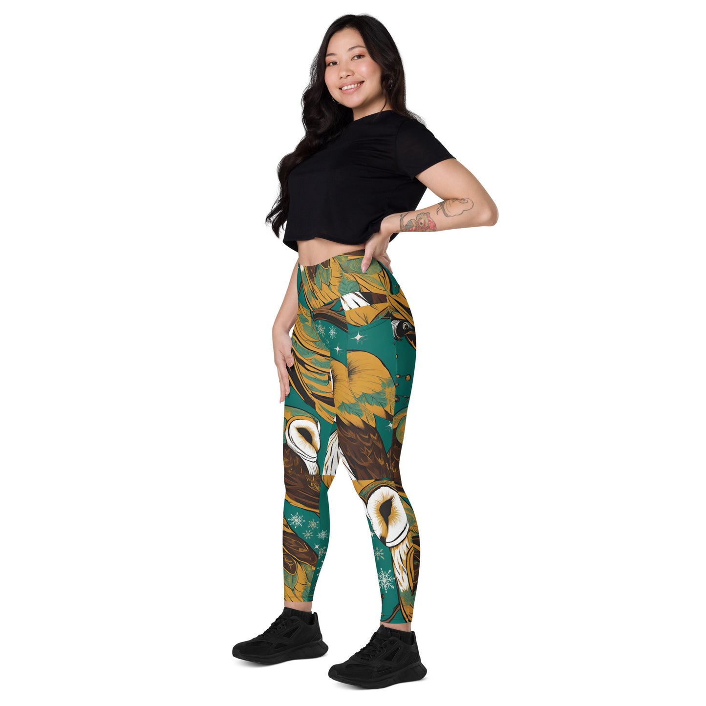 PGP Holiday Pocket Leggings - Frozen Serenade Print | Stylish & Functional