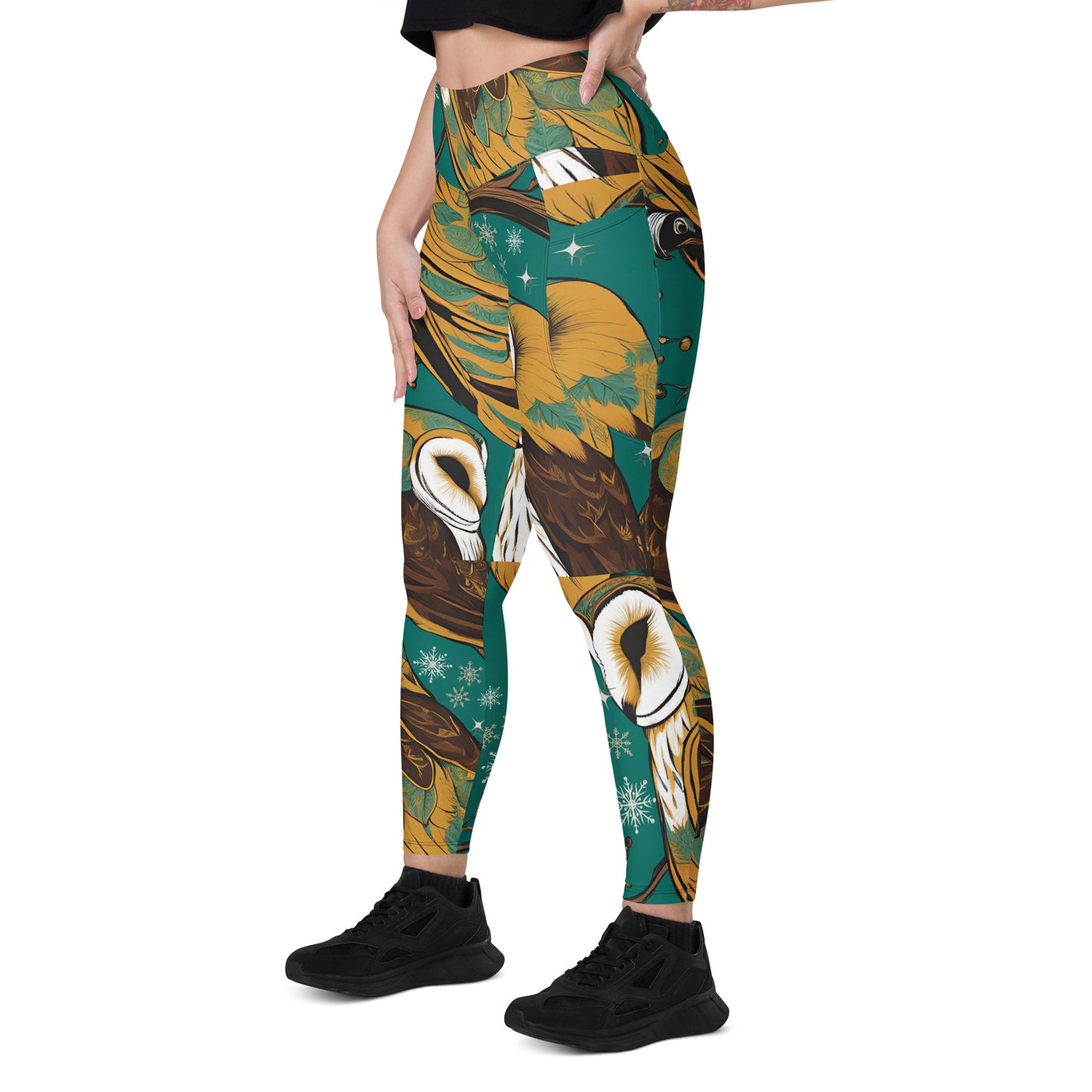 PGP Holiday Pocket Leggings - Frozen Serenade Print | Stylish & Functional