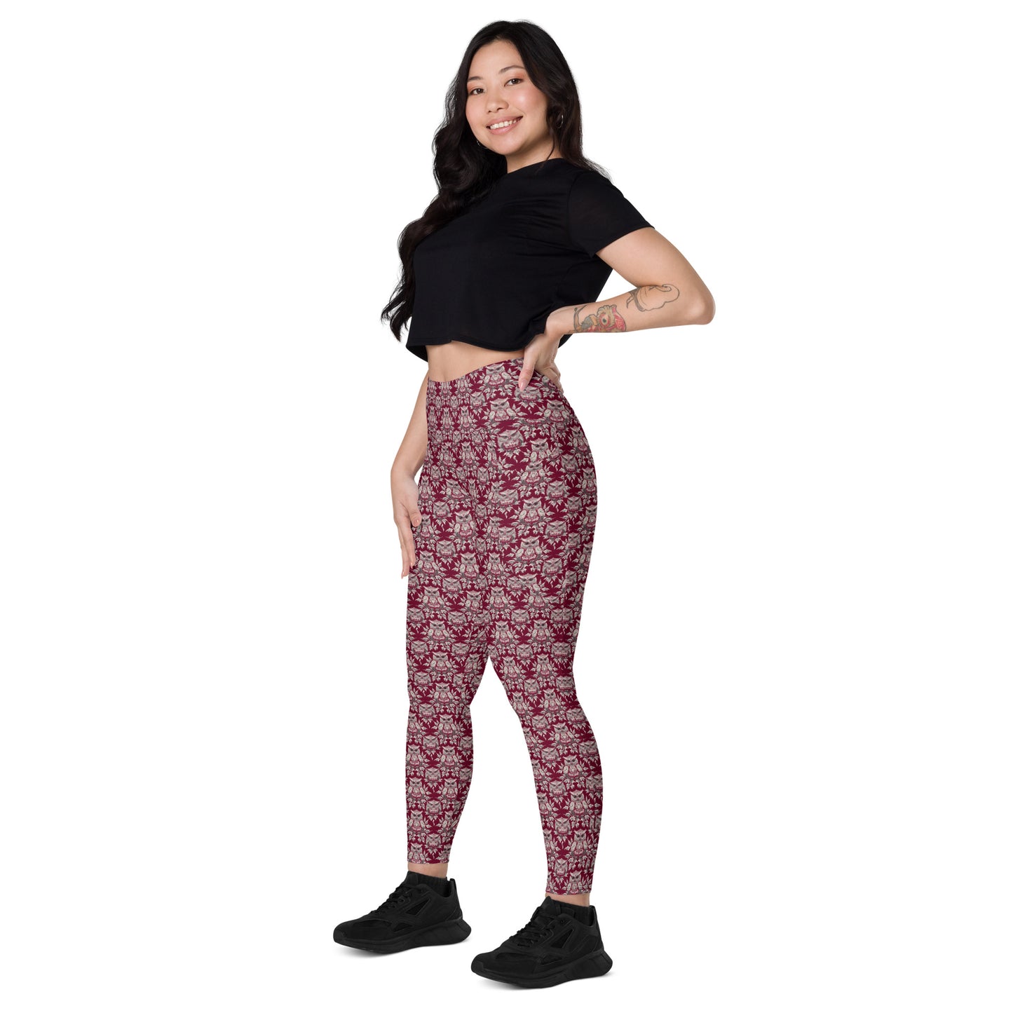 PGP Holiday Pocket Leggings - Whispers in the Snow Print | Stylish & Comfortable