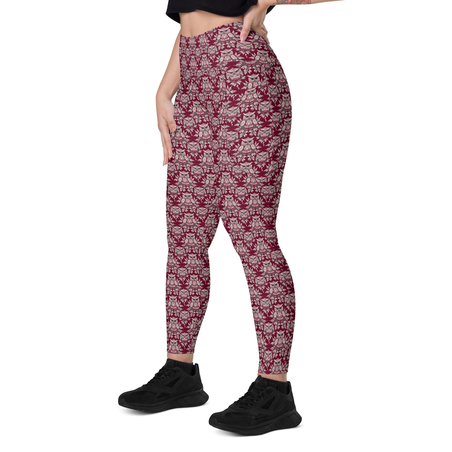 PGP Holiday Pocket Leggings - Whispers in the Snow Print | Stylish & Comfortable