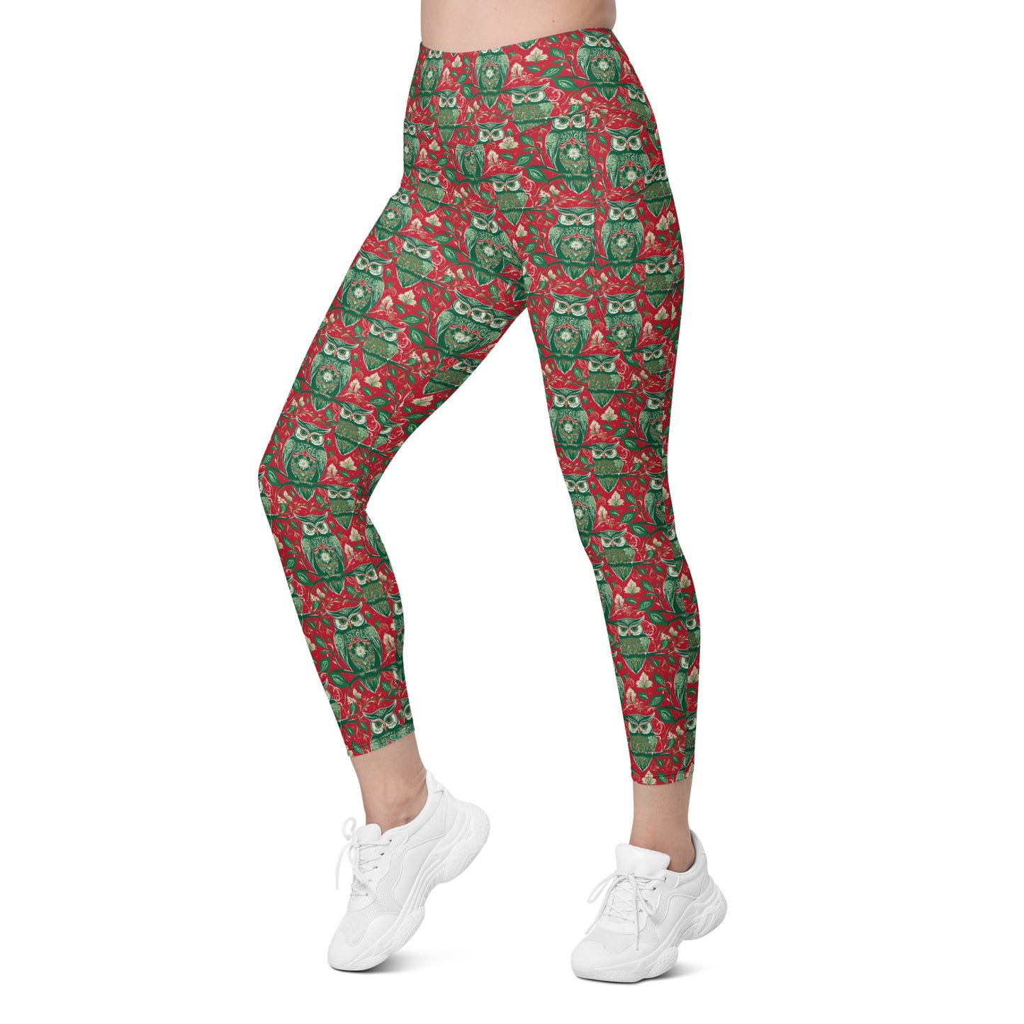 PGP Holiday Winterberry Pocket Leggings - High-Waisted Comfort & Support