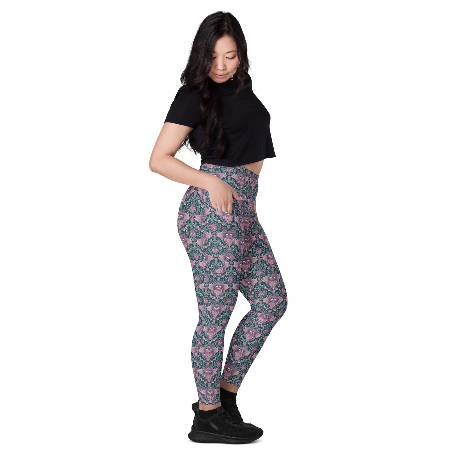 PGP Holiday Pocket Leggings - Echoes of Elegance Print | Stylish & Supportive
