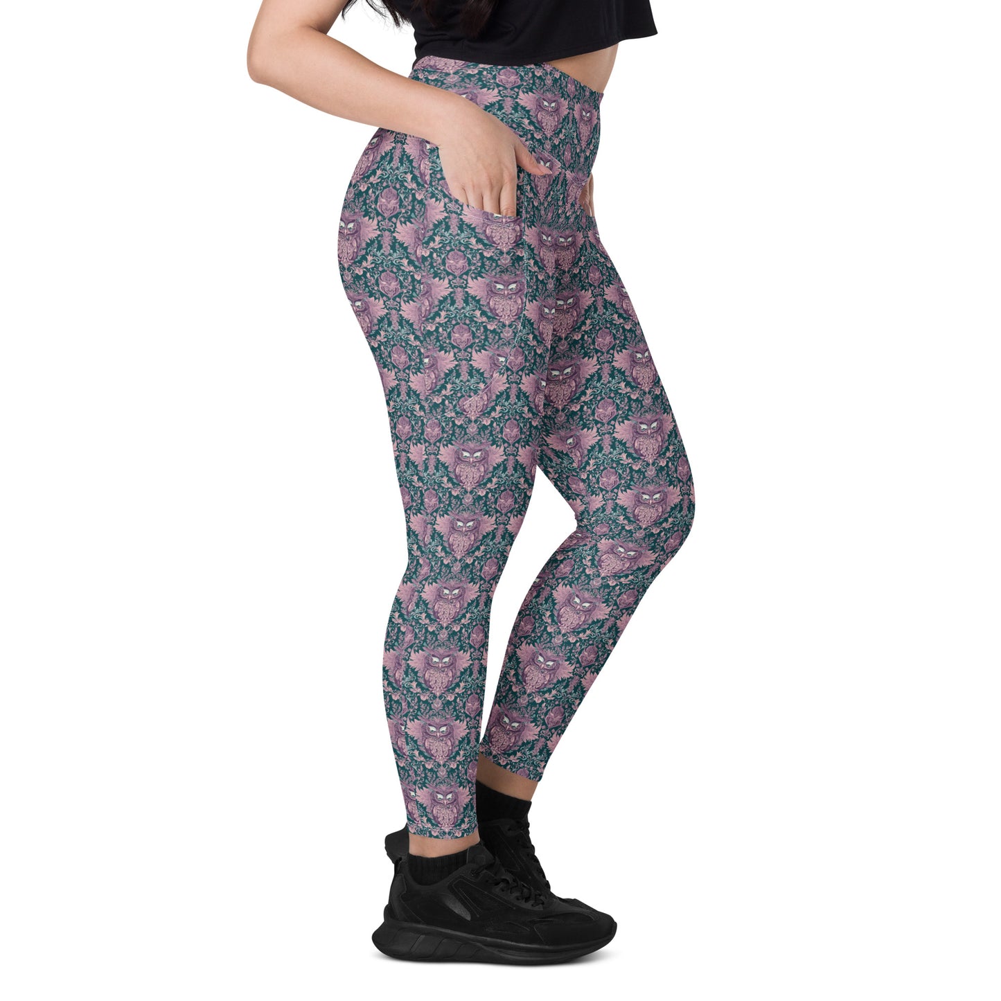 PGP Holiday Pocket Leggings - Echoes of Elegance Print | Stylish & Supportive