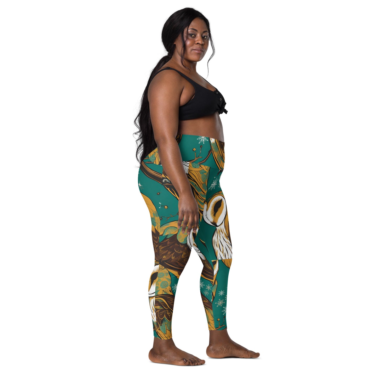 PGP Holiday Pocket Leggings - Frozen Serenade Print | Stylish & Functional