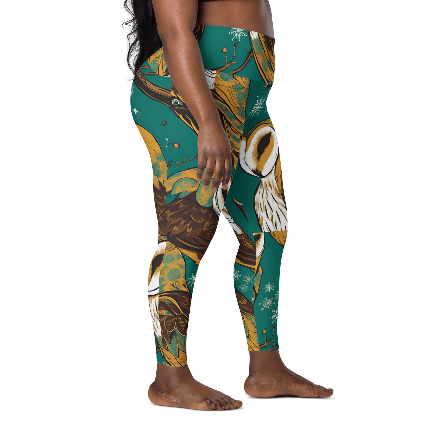 PGP Holiday Pocket Leggings - Frozen Serenade Print | Stylish & Functional