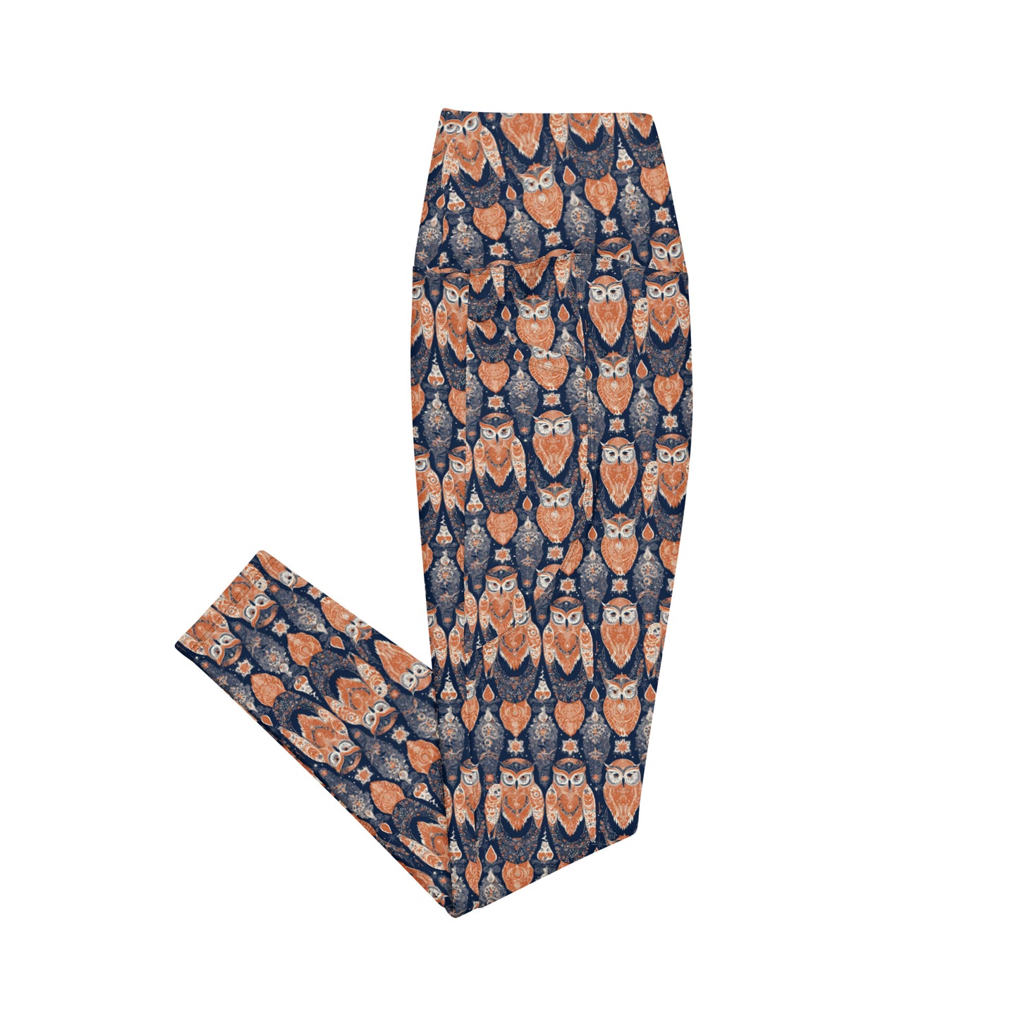 PGP Holiday Pocket Leggings - Ivory Embers Print | Stylish Comfort & Function
