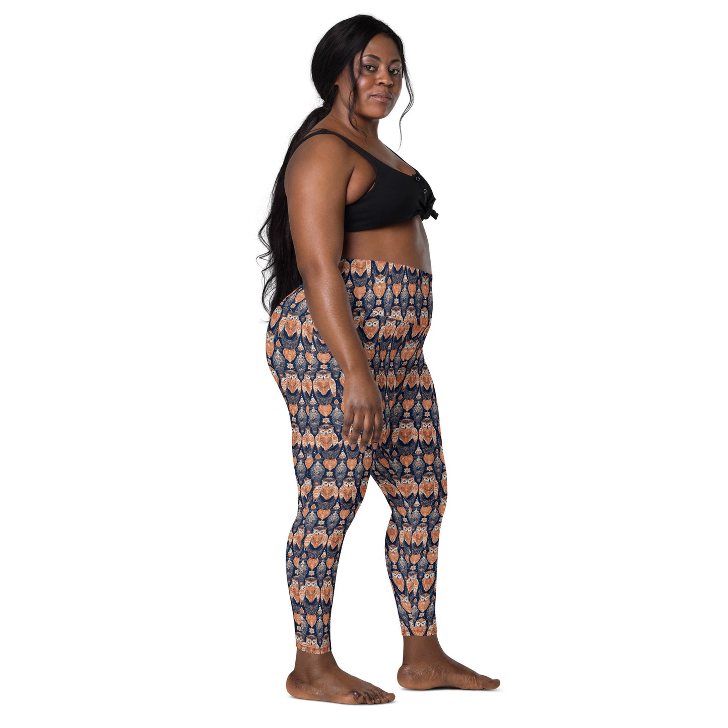 PGP Holiday Pocket Leggings - Ivory Embers Print | Stylish Comfort & Function