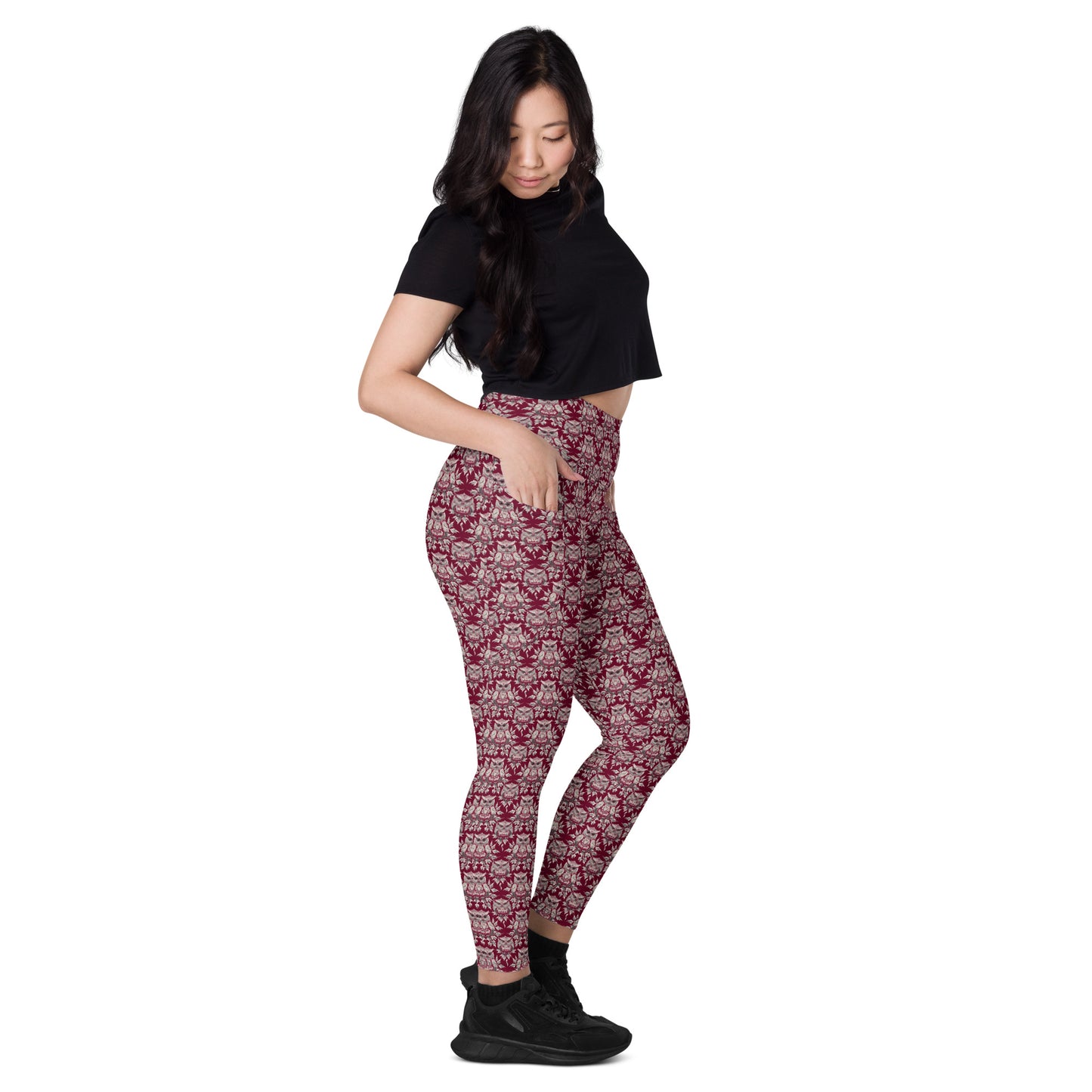 PGP Holiday Pocket Leggings - Whispers in the Snow Print | Stylish & Comfortable