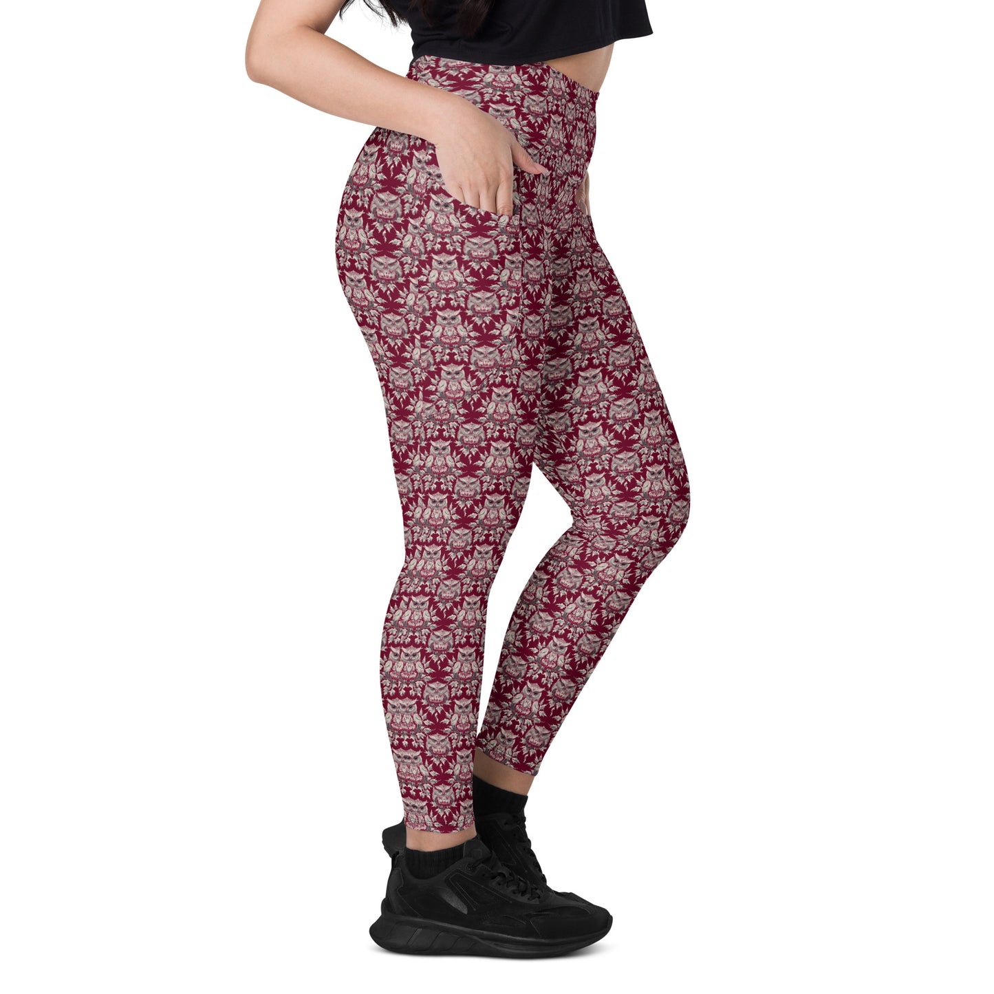 PGP Holiday Pocket Leggings - Whispers in the Snow Print | Stylish & Comfortable