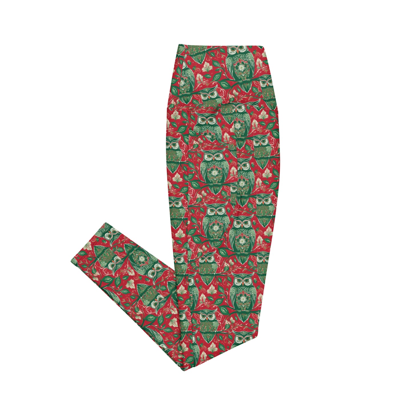 PGP Holiday Winterberry Pocket Leggings - High-Waisted Comfort & Support