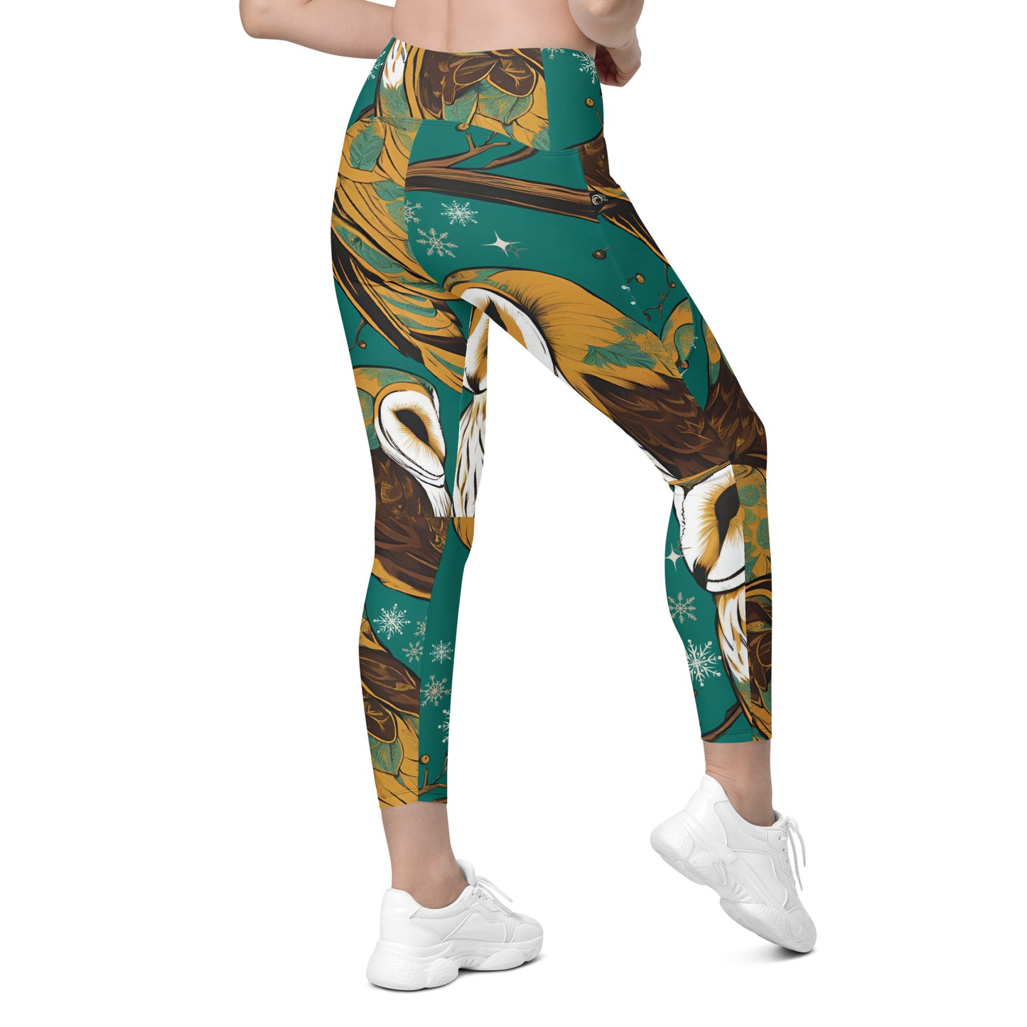 PGP Holiday Pocket Leggings - Frozen Serenade Print | Stylish & Functional